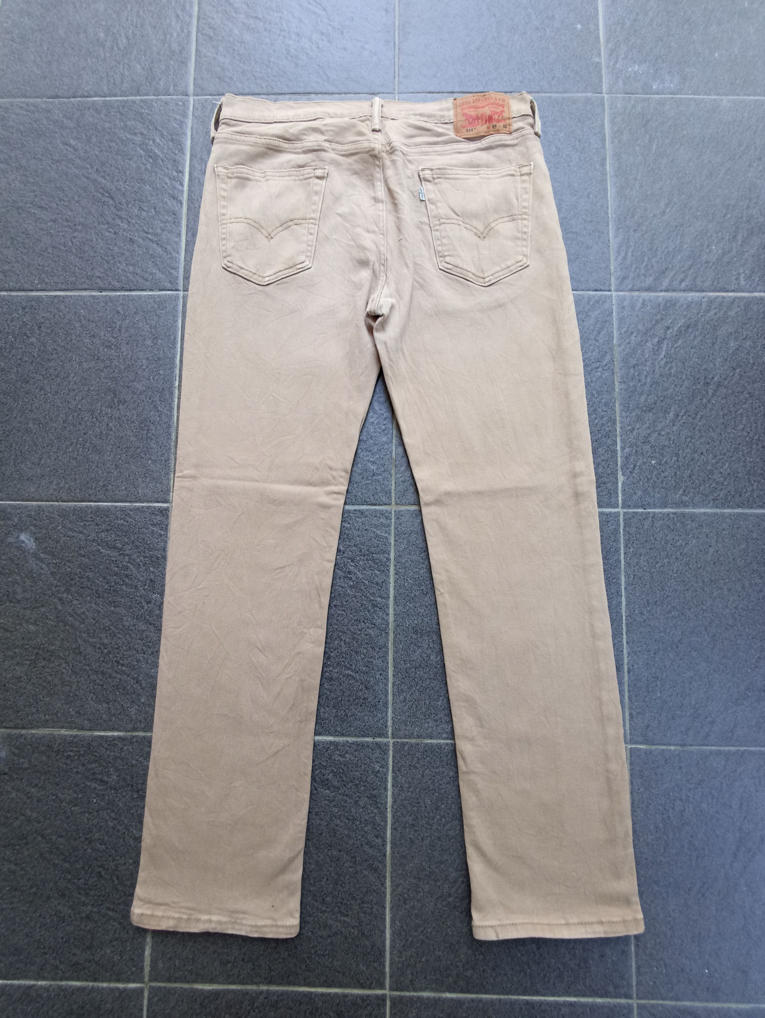Jean × Levi's × Vintage Vintage Levis 514 White Tabs Jeans - J187 Size US 34 / EU 50 - 2 Thumbnail