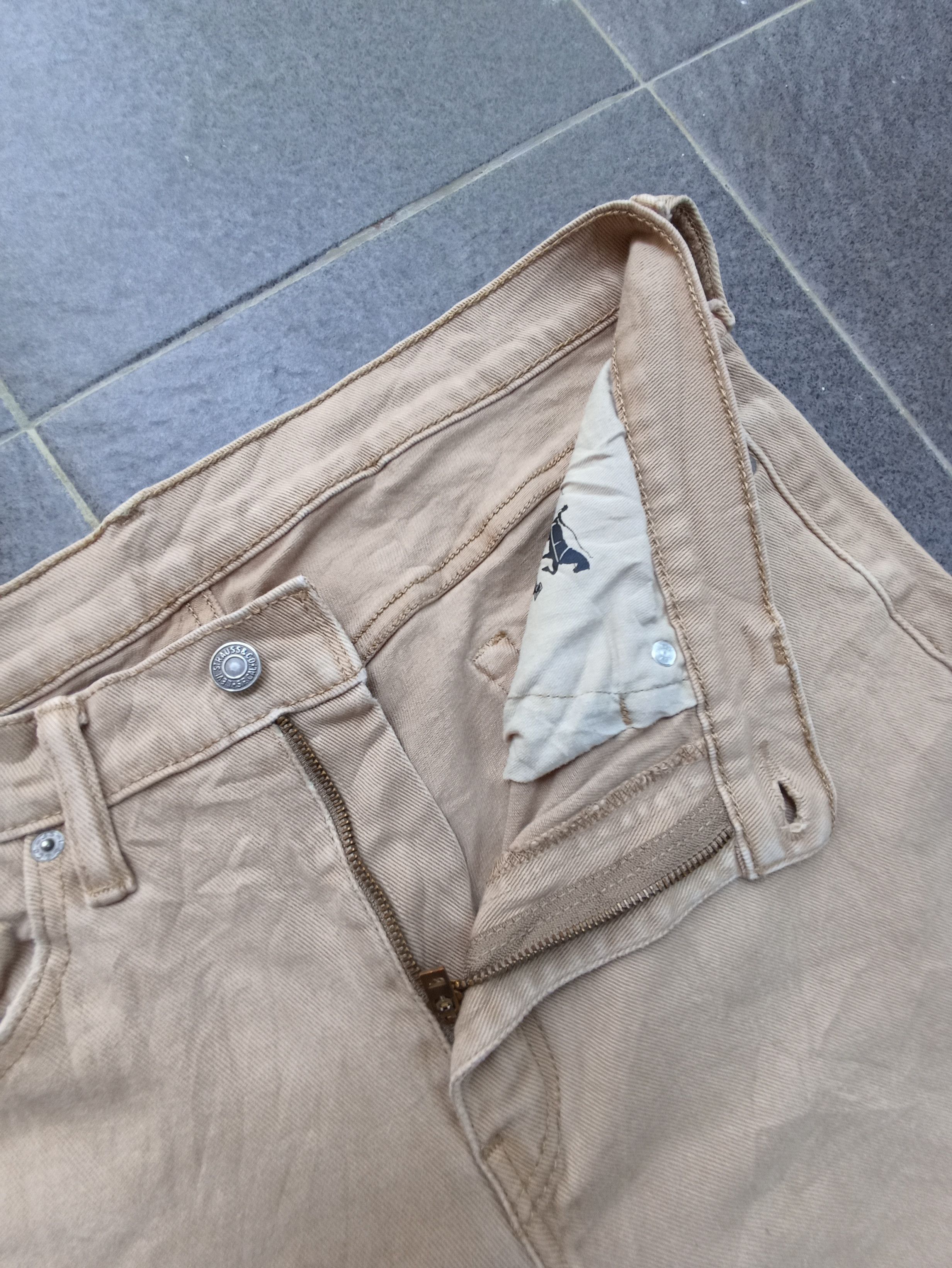 Jean × Levi's × Vintage Vintage Levis 514 White Tabs Jeans - J187 Size US 34 / EU 50 - 3 Thumbnail