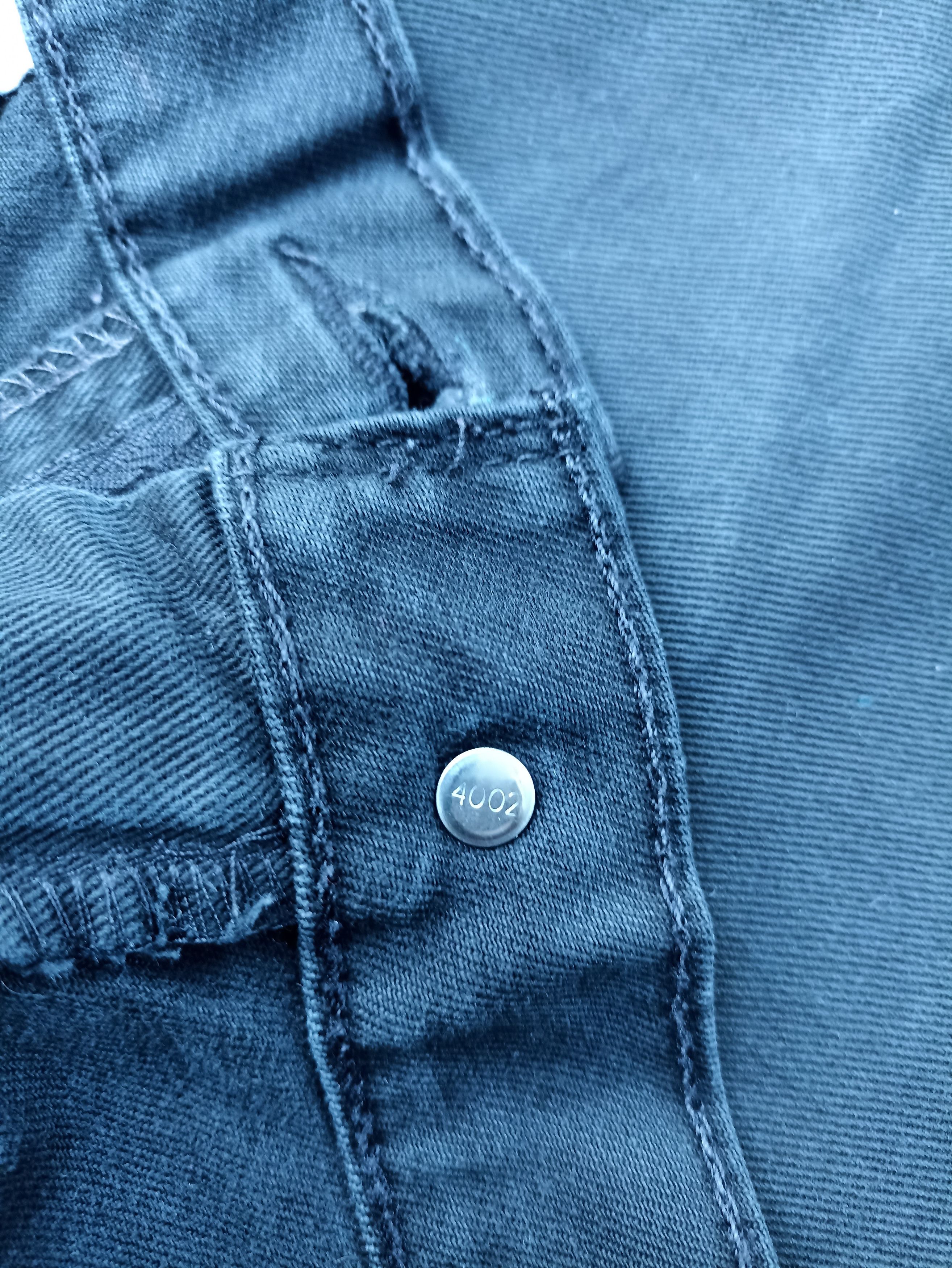 Jean × Levi's × Vintage Vintage Levis 504 black Patch Work Jean - J189 Size US 37 - 4 Thumbnail