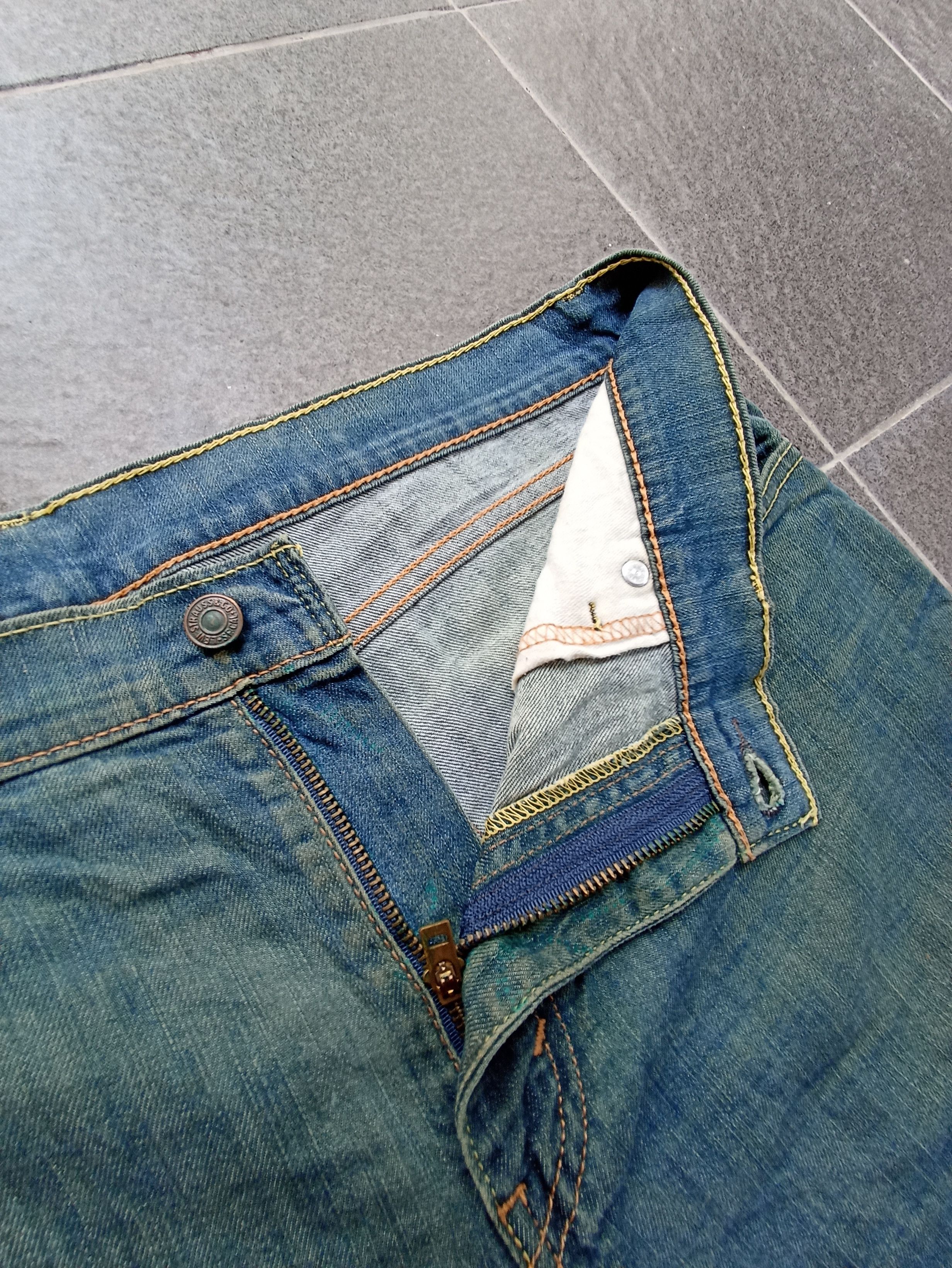 Jean × Levi's × Vintage Vintage Levis 511 Rusty Light Blue Jeans - J190 Size US 37 - 3 Thumbnail