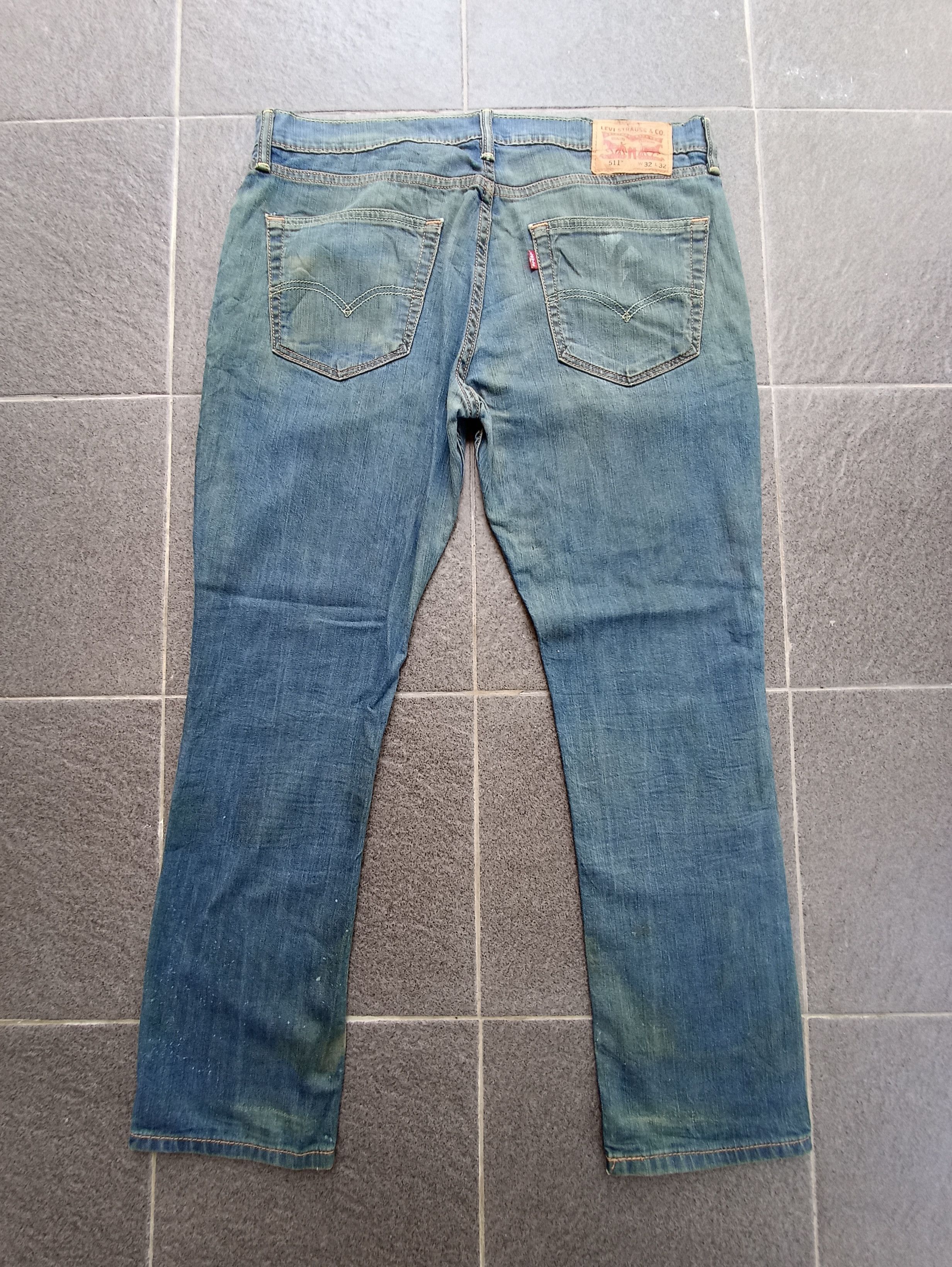 Jean × Levi's × Vintage Vintage Levis 511 Rusty Light Blue Jeans - J190 Size US 37 - 2 Thumbnail