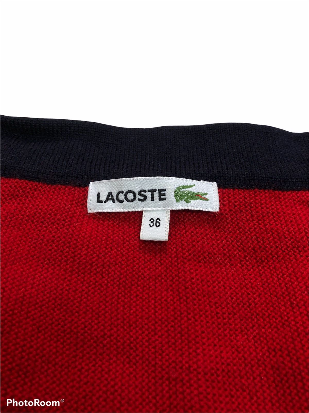 Lacoste LACOSTE Knit Cardigan Size US XS / EU 42 / 0 - 4 Thumbnail