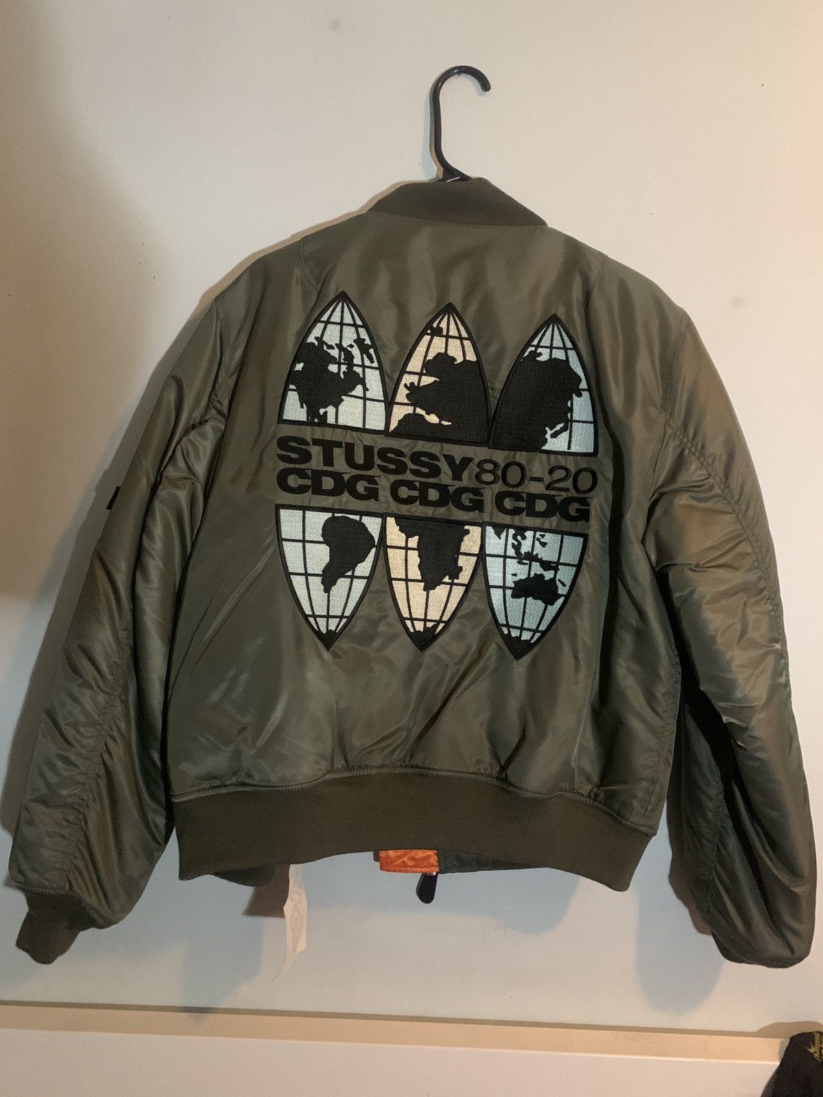 Stussy Stussy x CDG MA-1 Jacket | Grailed