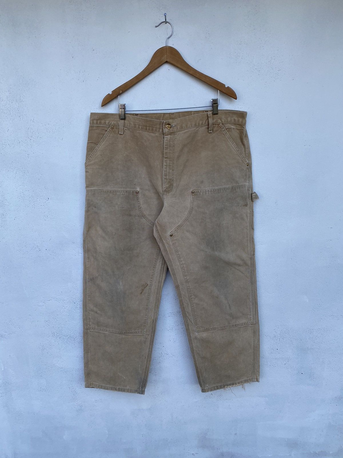 Carhartt Vintage Carhartt Double knee canvas cargo size 40 Size US 40 / EU 56 - 1 Thumbnail