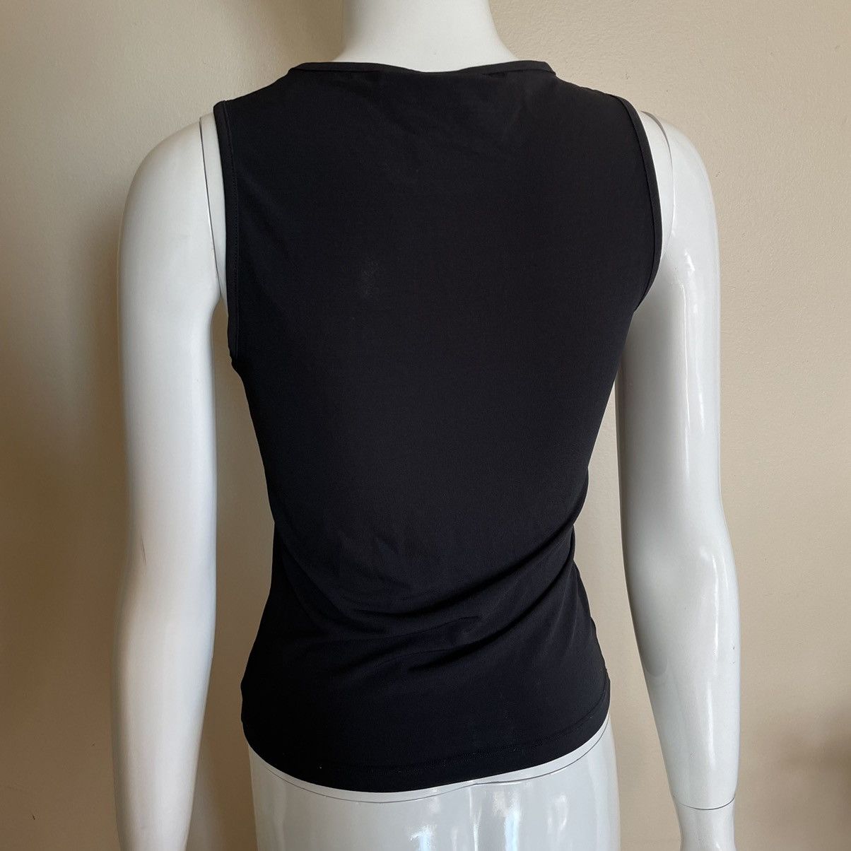 Versace LAST DROP! Versace black rhinestone graphic vintage tank top Size US S / EU 44-46 / 1 - 4 Thumbnail