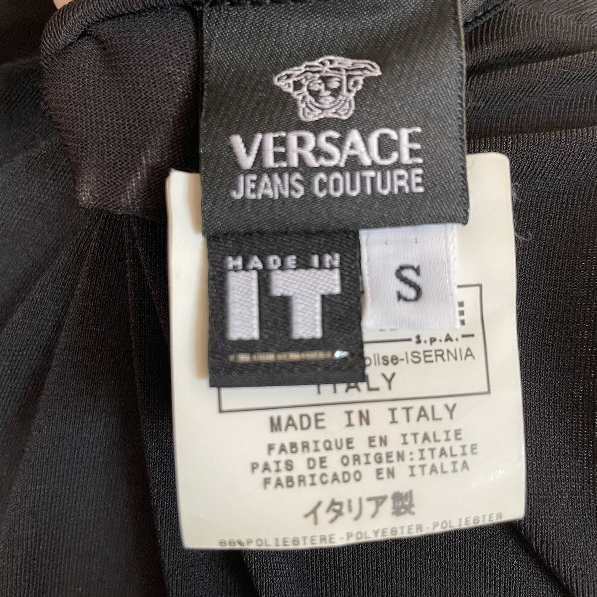 Versace LAST DROP! Versace black rhinestone graphic vintage tank top Size US S / EU 44-46 / 1 - 5 Thumbnail