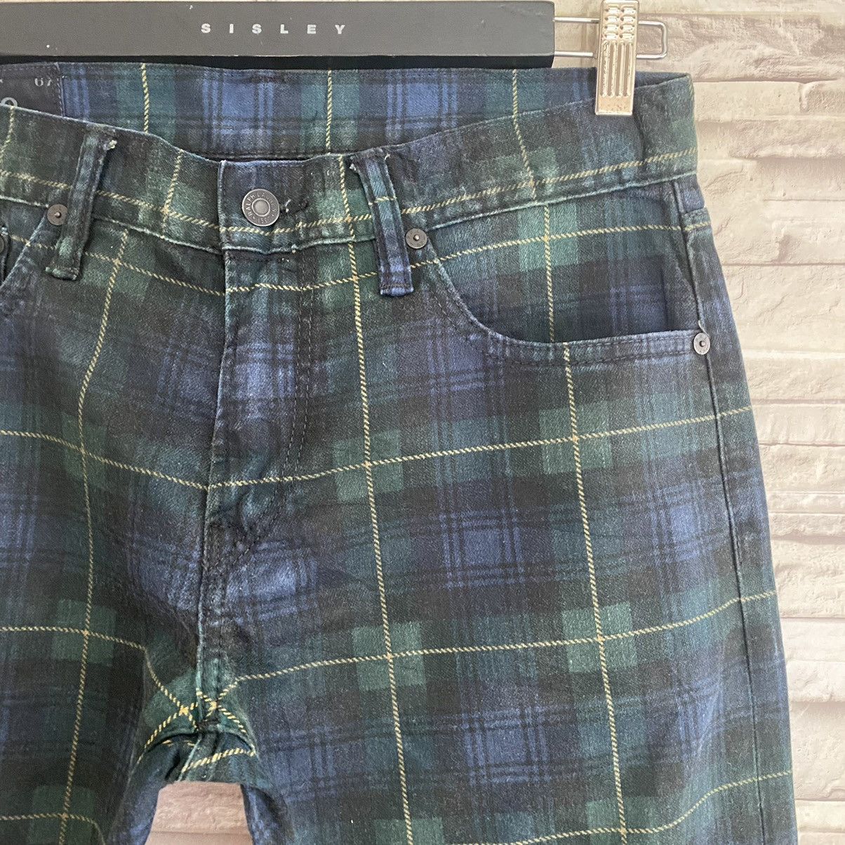 Polo Ralph Lauren Vintage Polo Ralph Lauren Jeans Sullivan slim Plaid 31x33 Size US 31 - 7 Thumbnail