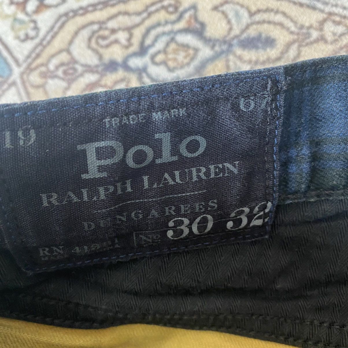 Polo Ralph Lauren Vintage Polo Ralph Lauren Jeans Sullivan slim Plaid 31x33 Size US 31 - 11 Thumbnail