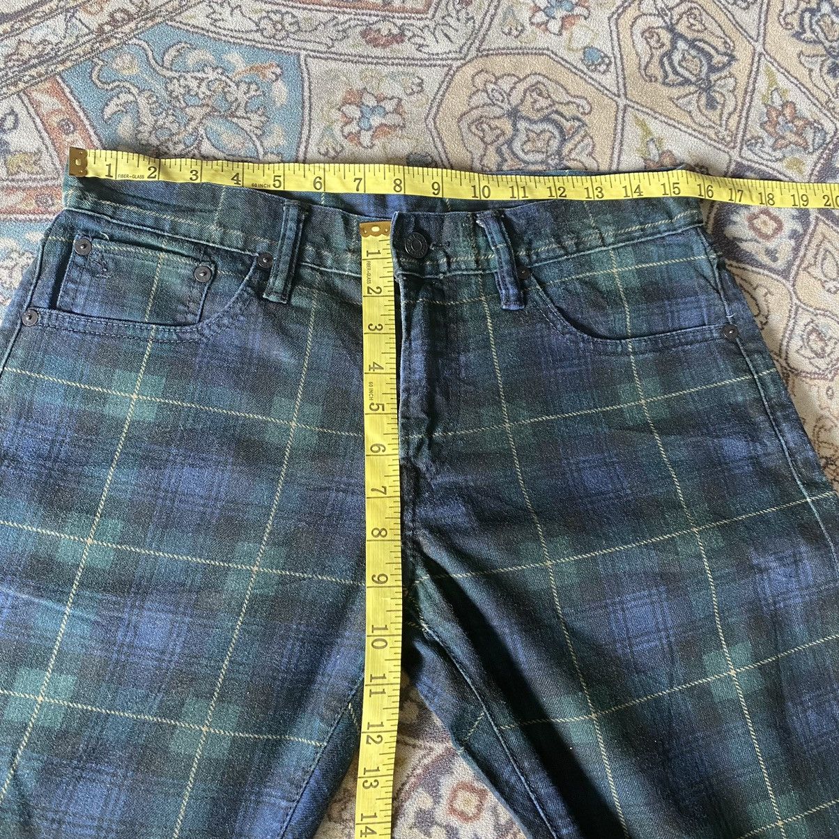 Polo Ralph Lauren Vintage Polo Ralph Lauren Jeans Sullivan slim Plaid 31x33 Size US 31 - 16 Thumbnail