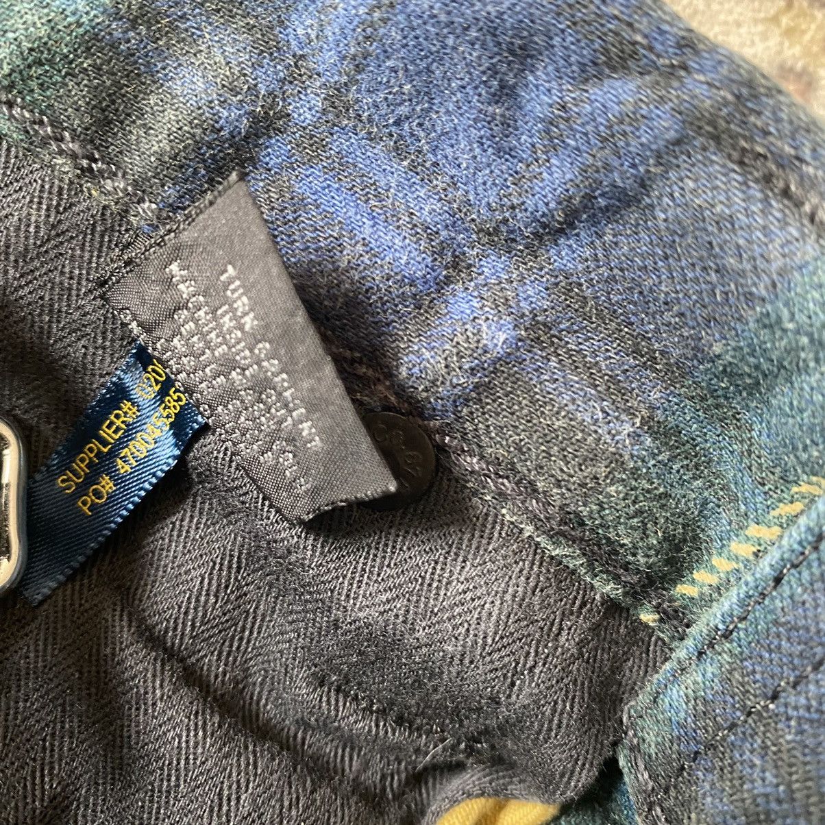Polo Ralph Lauren Vintage Polo Ralph Lauren Jeans Sullivan slim Plaid 31x33 Size US 31 - 14 Thumbnail