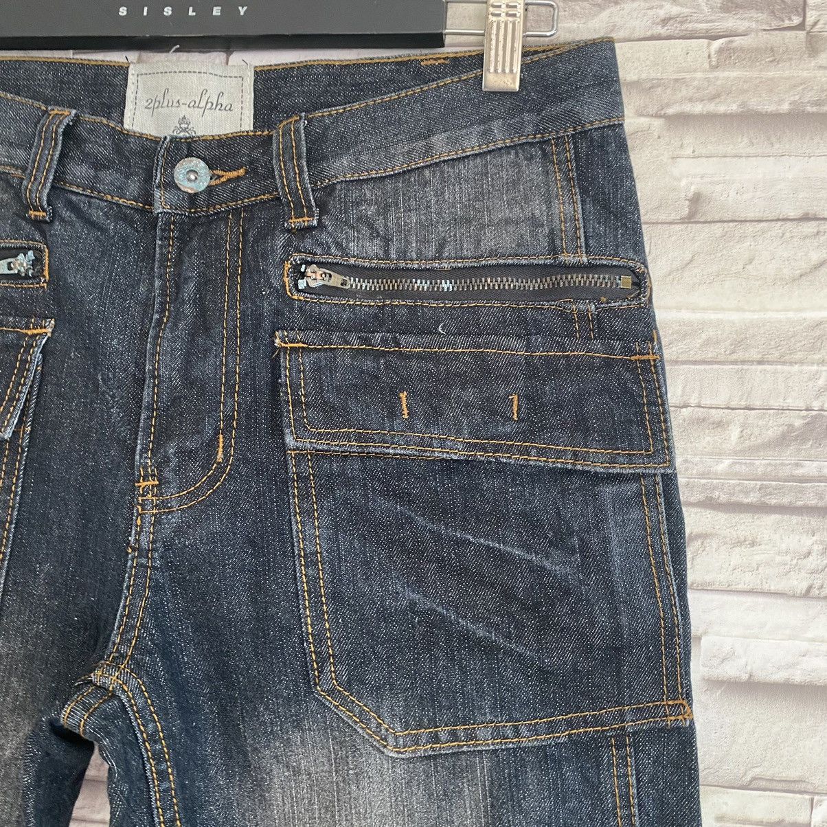 Japanese Brand Japanese Brand 2PLUS ALPHA Denim Bush Pants 6pocket Size US 32 / EU 48 - 7 Thumbnail