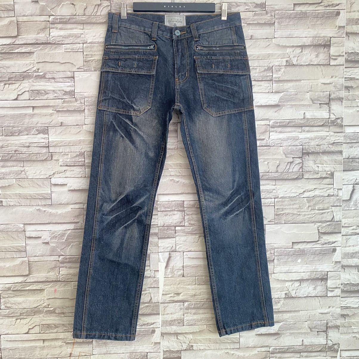 Japanese Brand Japanese Brand 2PLUS ALPHA Denim Bush Pants 6pocket Size US 32 / EU 48 - 3 Thumbnail