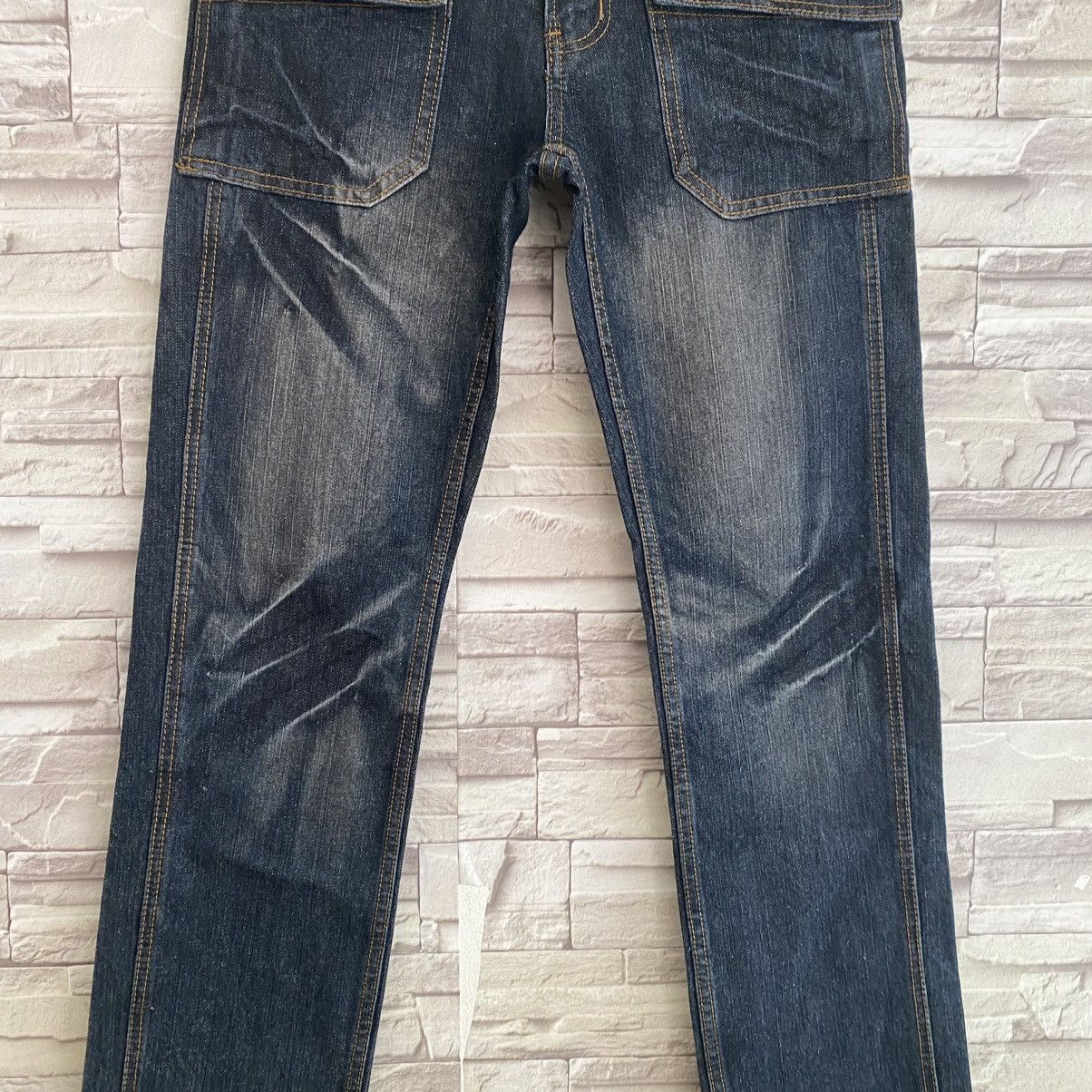 Japanese Brand Japanese Brand 2PLUS ALPHA Denim Bush Pants 6pocket Size US 32 / EU 48 - 8 Thumbnail