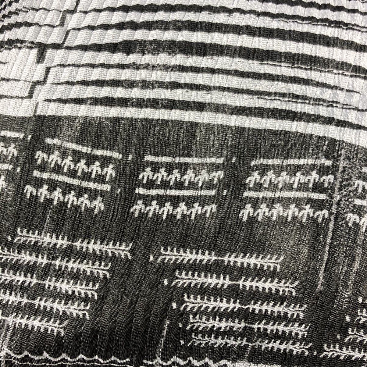 Pleats Please Issey Miyake RARE🔥1980s Issey Miyake Pleats Please Aztec Apron Size S / US 4 / IT 40 - 9 Thumbnail