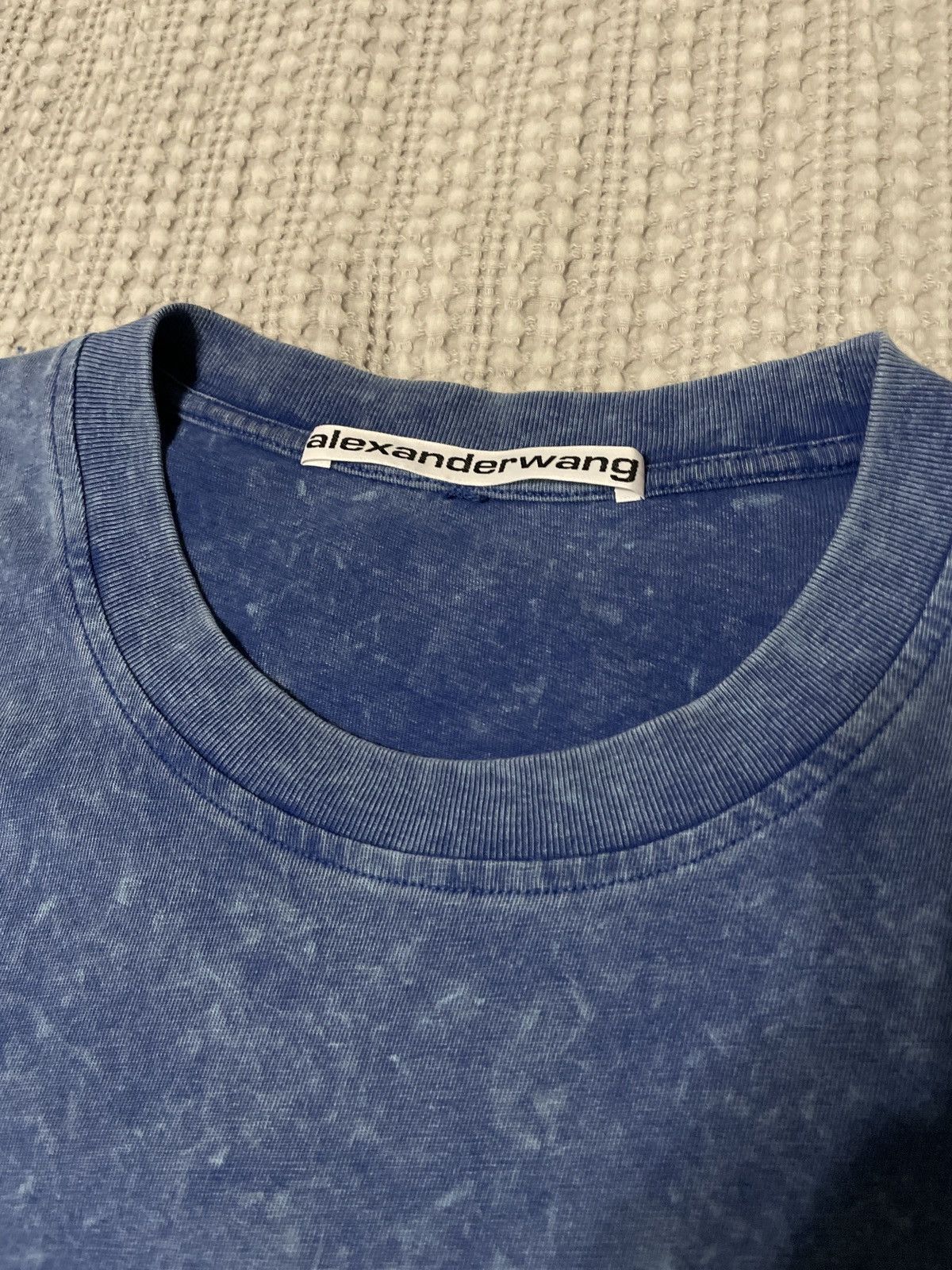Alexander Wang Alexander Wang Acid Wash Logo Shirt Size US L / EU 52-54 / 3 - 4 Thumbnail