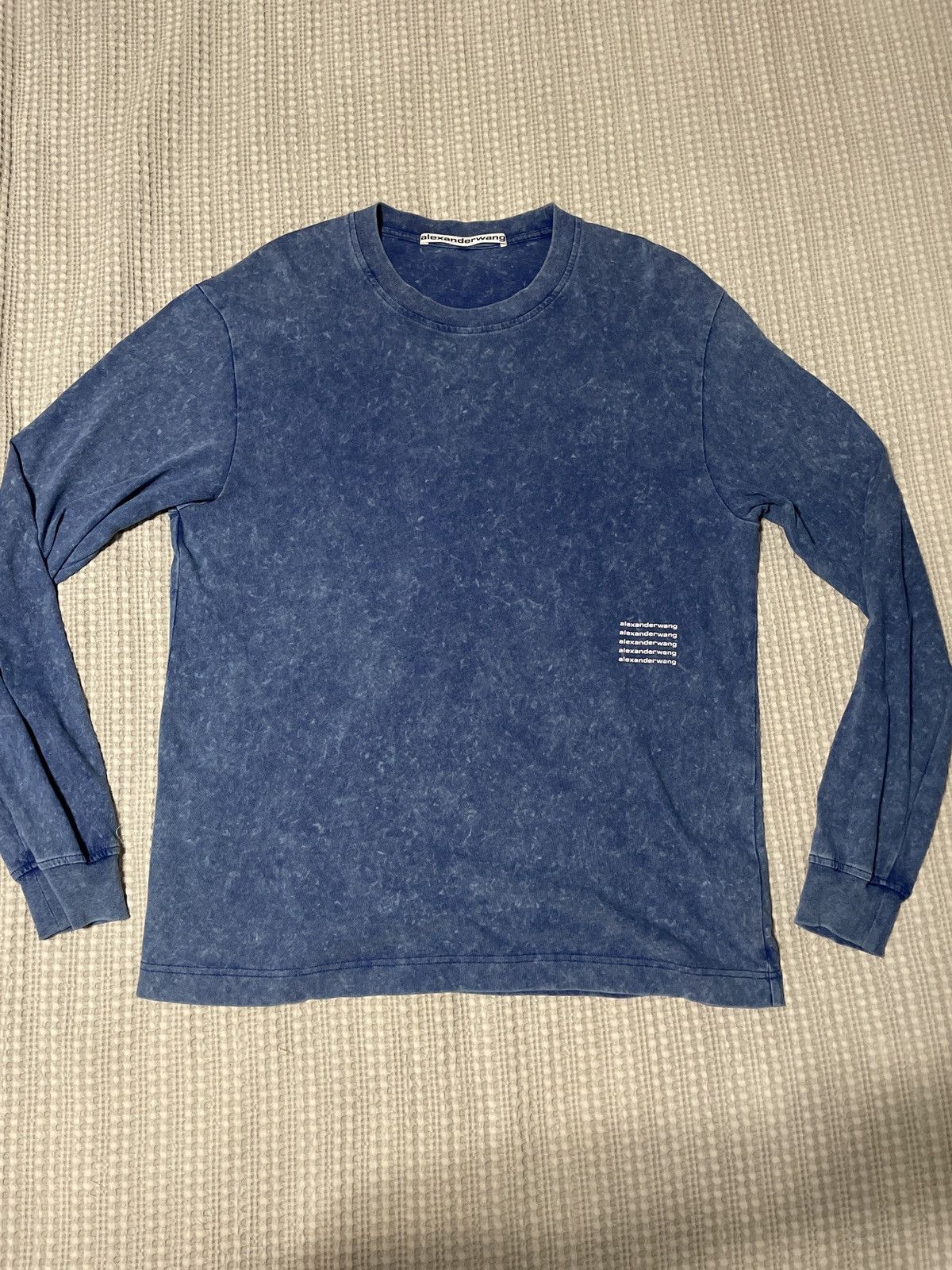Alexander Wang Acid Wash Logo Shirt