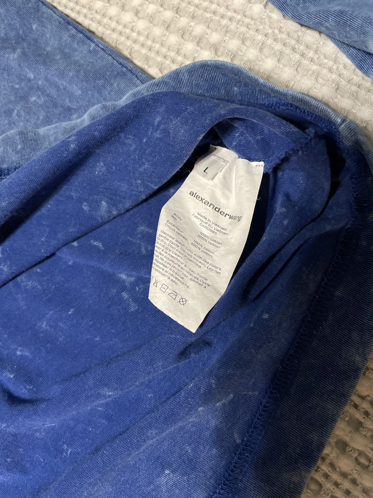 Alexander Wang Alexander Wang Acid Wash Logo Shirt Size US L / EU 52-54 / 3 - 5 Thumbnail