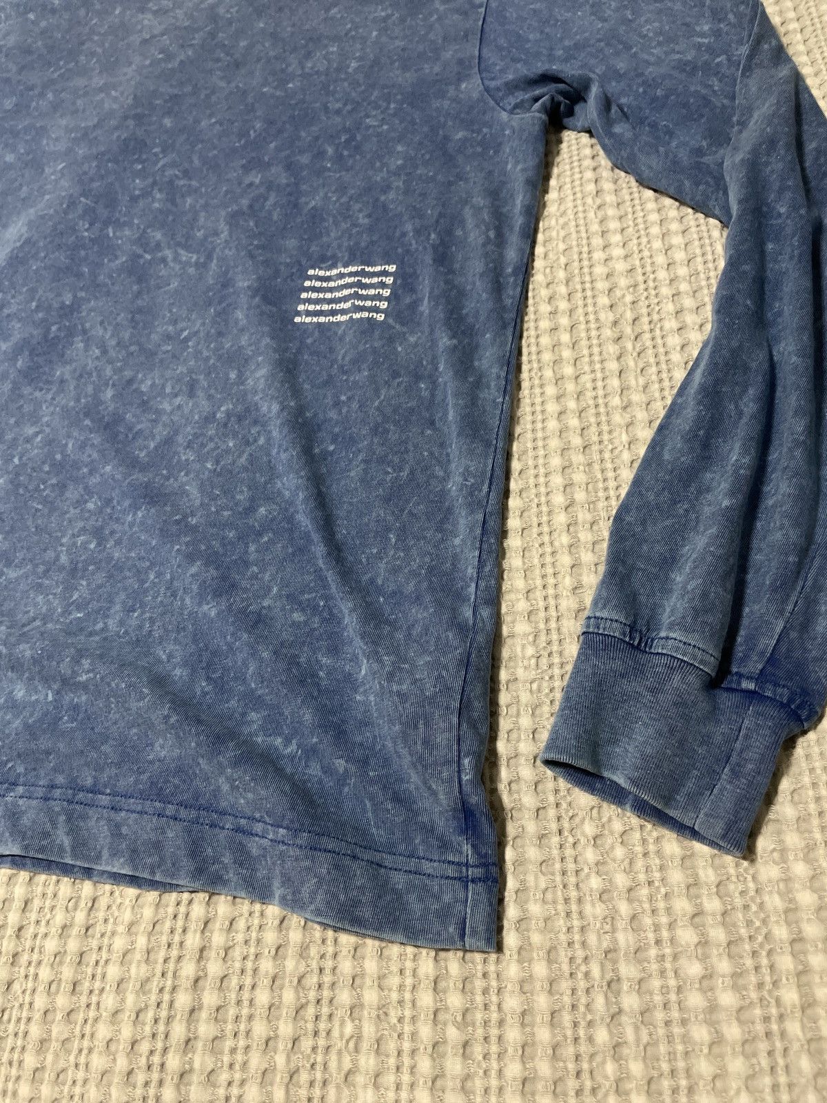 Alexander Wang Alexander Wang Acid Wash Logo Shirt Size US L / EU 52-54 / 3 - 3 Thumbnail