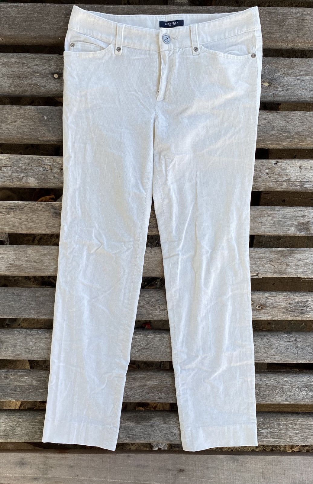 Burberry Burberry London Denim Corduroy Pants Made in Japan Size US 29 - 1 Thumbnail