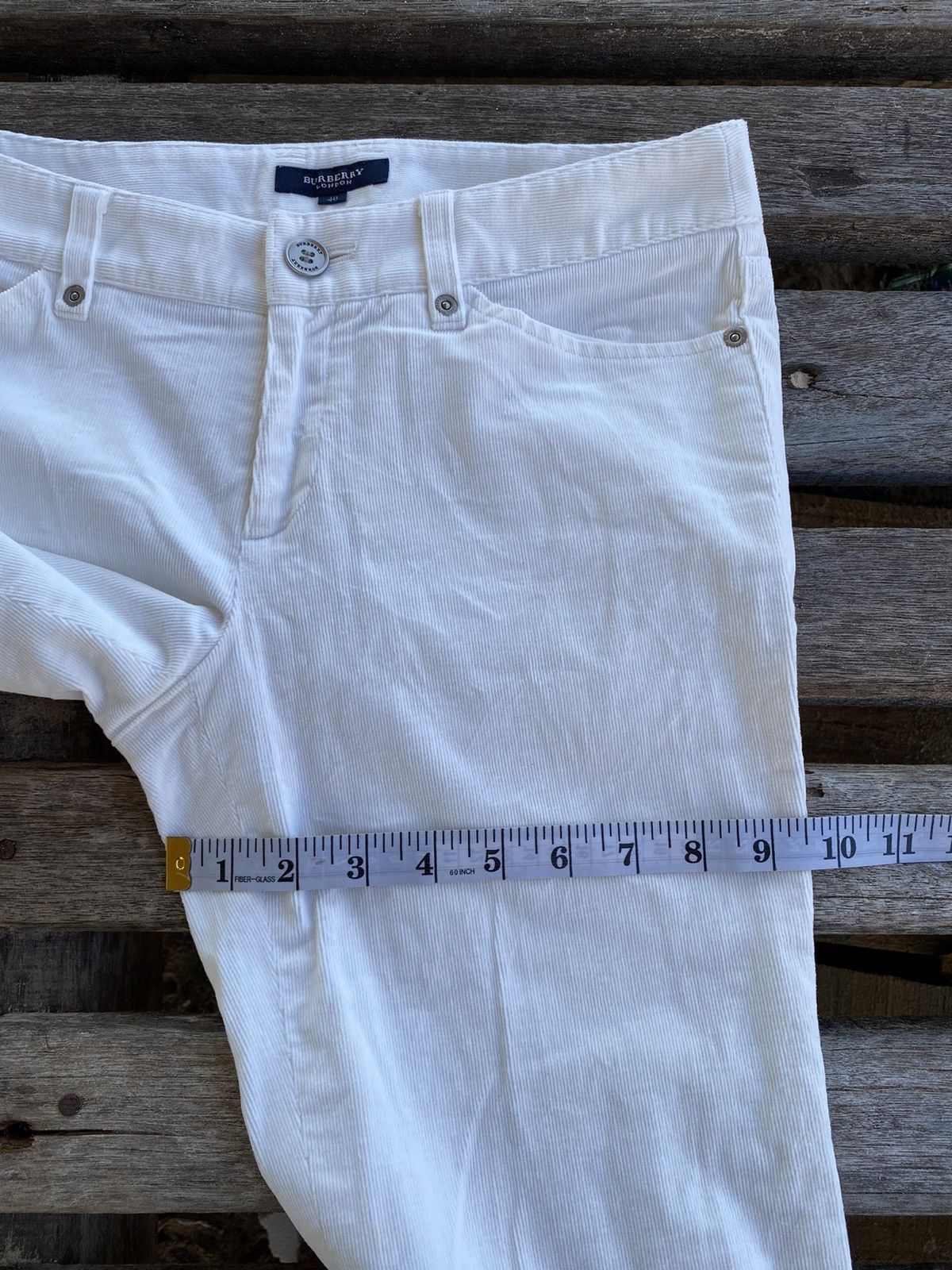 Burberry Burberry London Denim Corduroy Pants Made in Japan Size US 29 - 21 Thumbnail