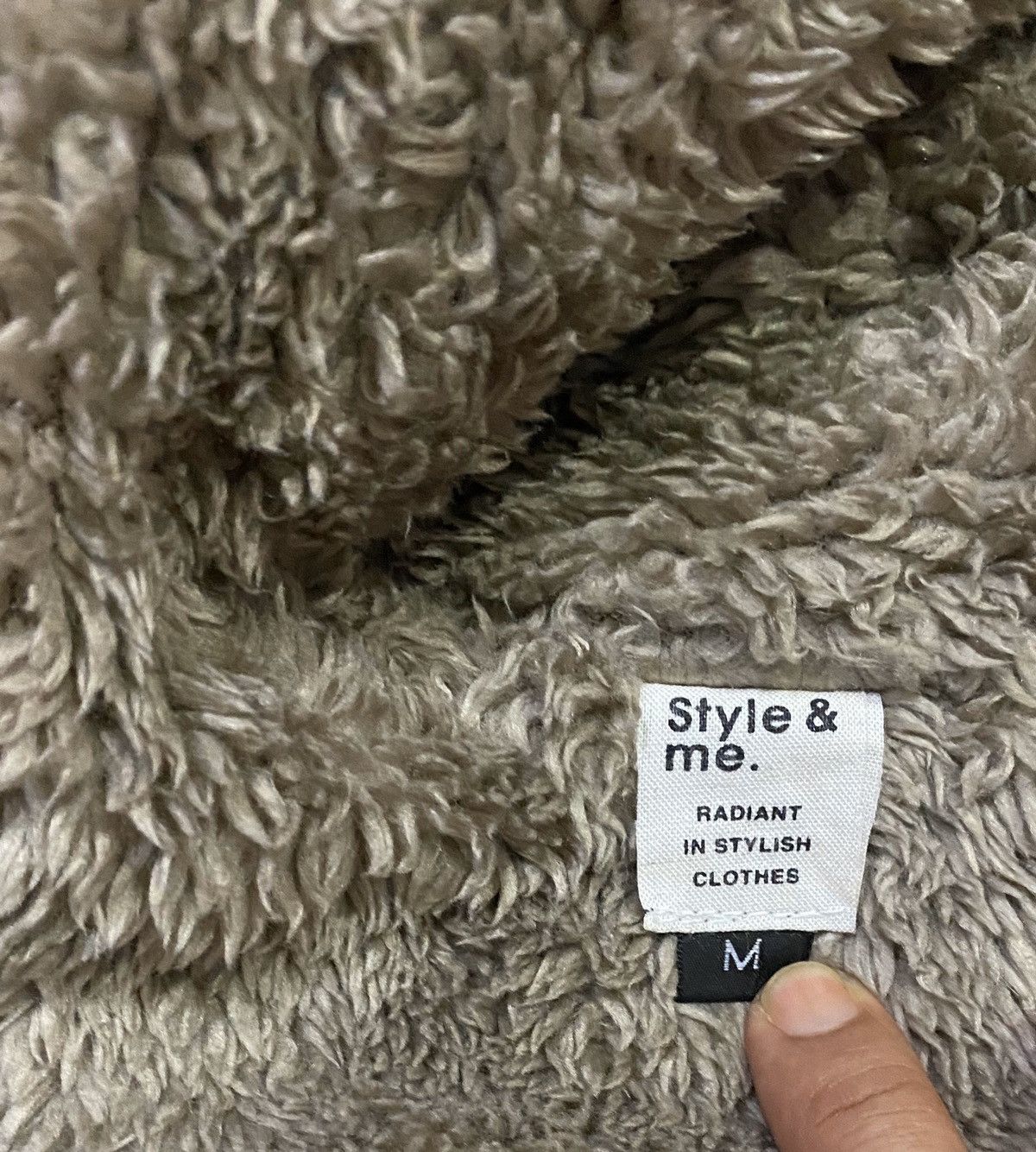 Designer × Japanese Brand × Other Style & Me Fleece Lined Sweater Cardigan Jacket Size US M / EU 48-50 / 2 - 4 Thumbnail