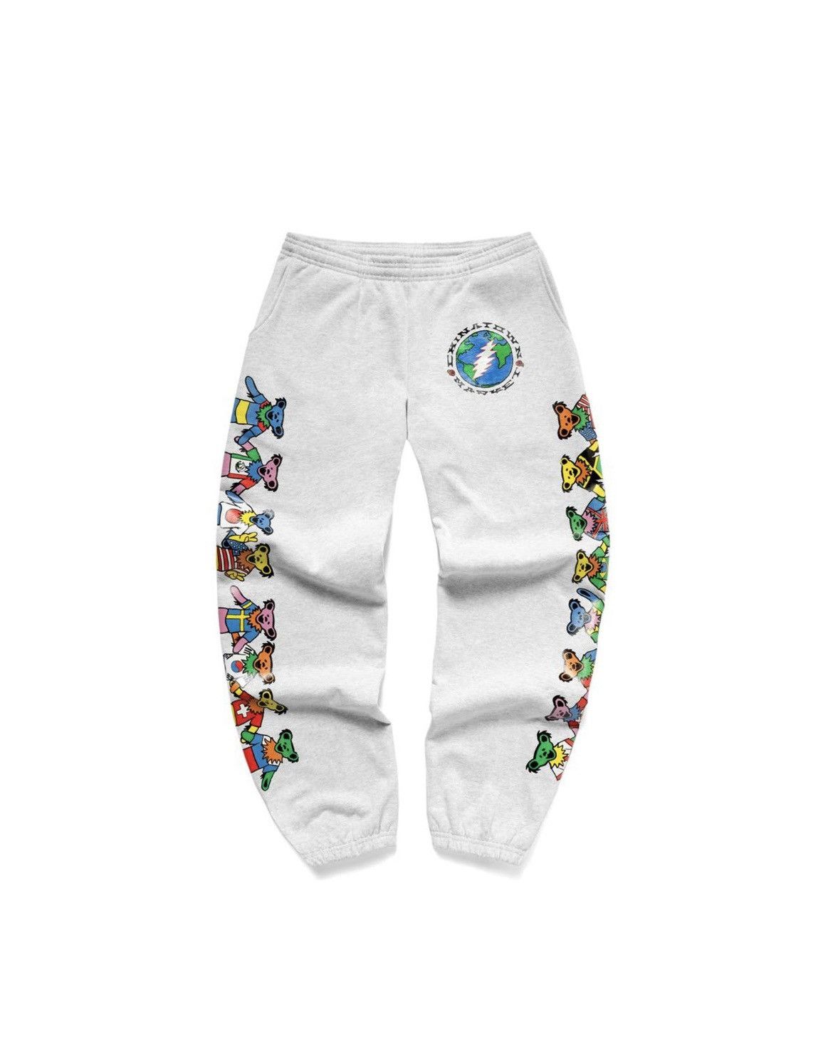 Grateful Dead × Market Chinatown Market Grateful Dead Coexist Sweatpants Gray Size US 33 - 2 Thumbnail