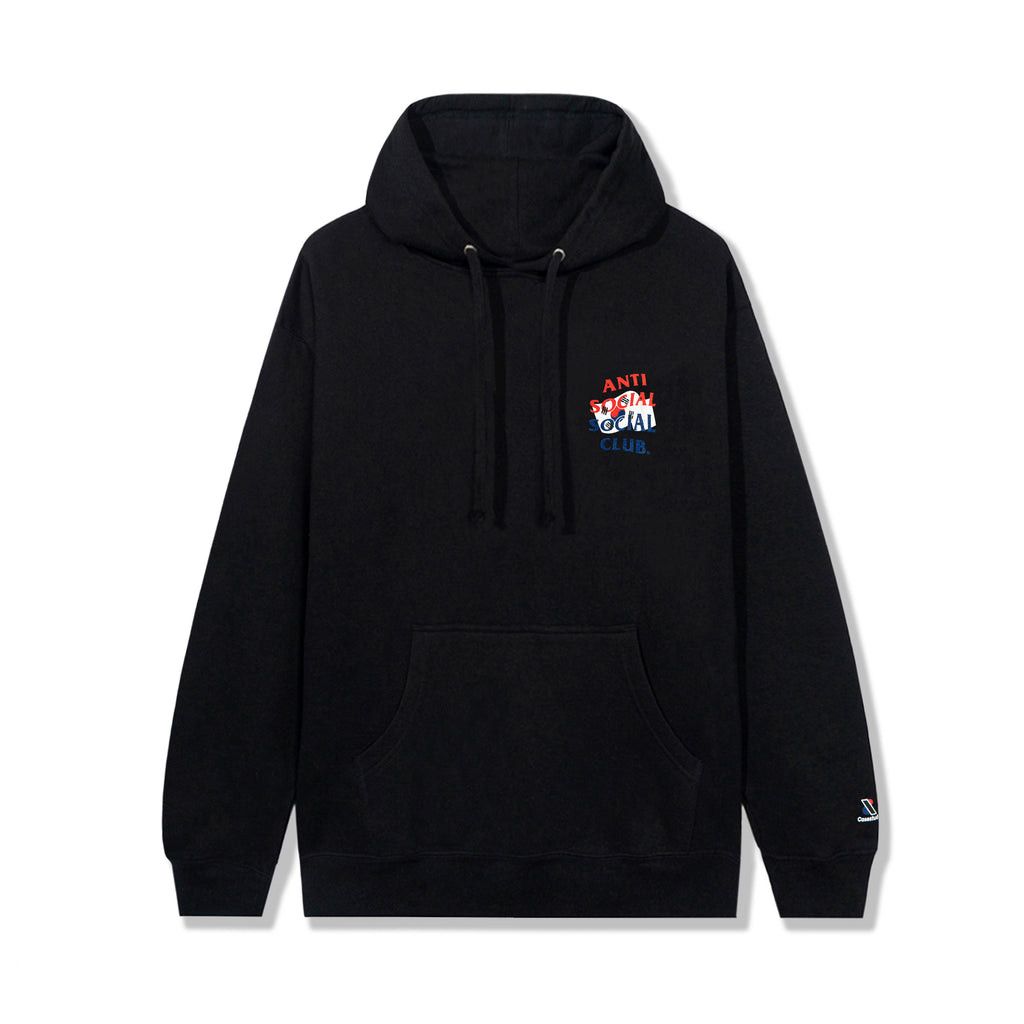 Anti Social Social Club ASSC x Case Study Flag Black Hoodie Anti Social Brand New Grailed