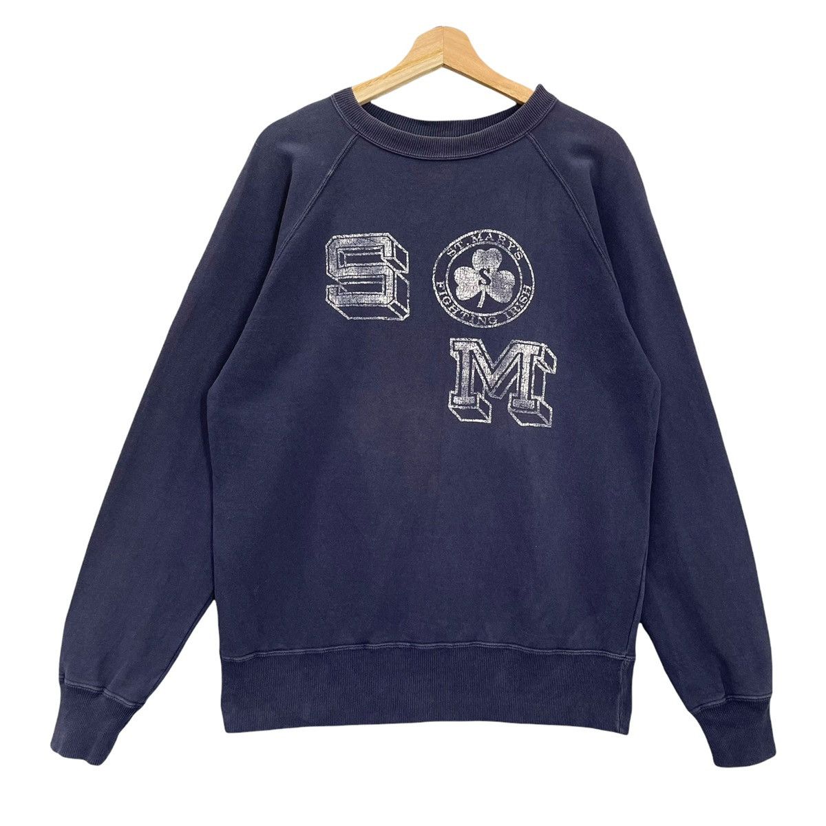 Japanese Brand 90s Cheswick St Mary's Fighting Irish Crew neck Sweatshirt M Size US M / EU 48-50 / 2 - 1 Thumbnail