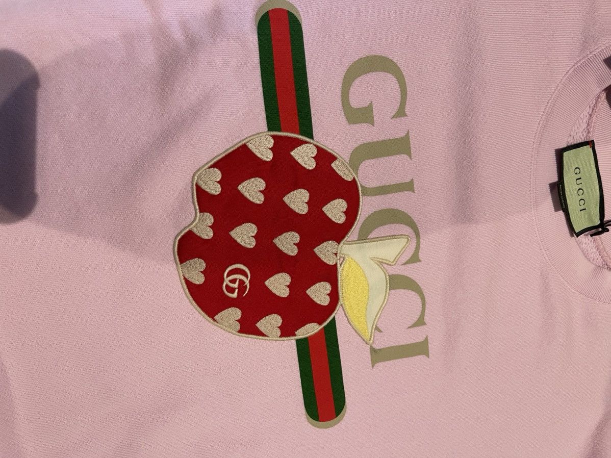 Gucci Gucci Apple and heart sweater Grailed