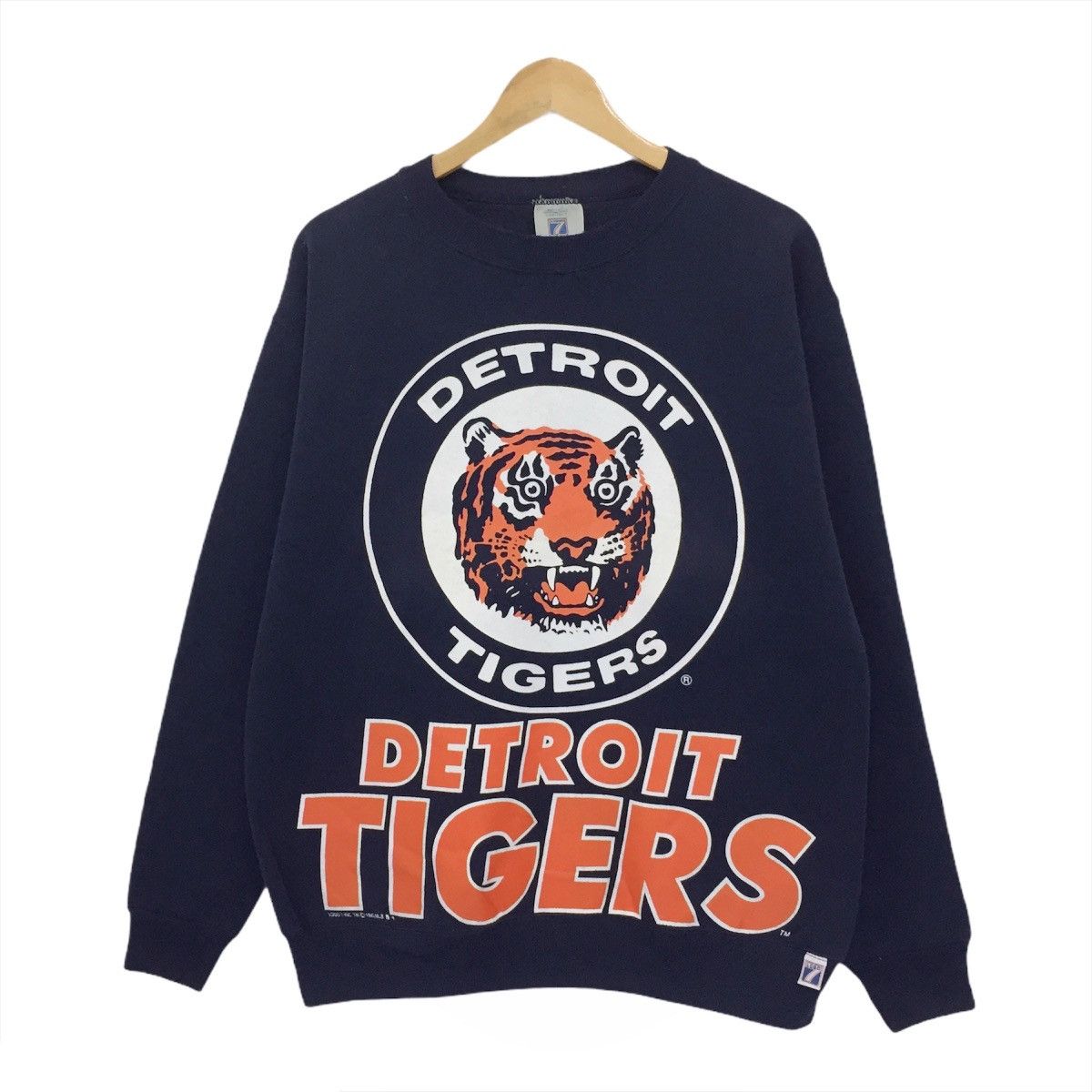 Vintage 90s Detroit Tigers MLB Logo 7 Sweatshirt Grailed