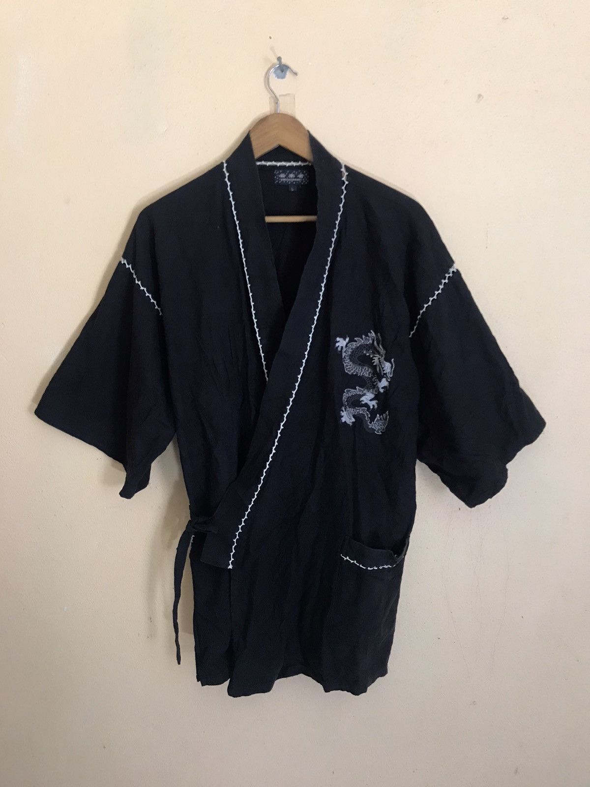 Japanese Brand RARE KIMONO JAPAN DRAGON JACKET SAMURAI JAPAN STYLE Size US L / EU 52-54 / 3 - 9 Thumbnail