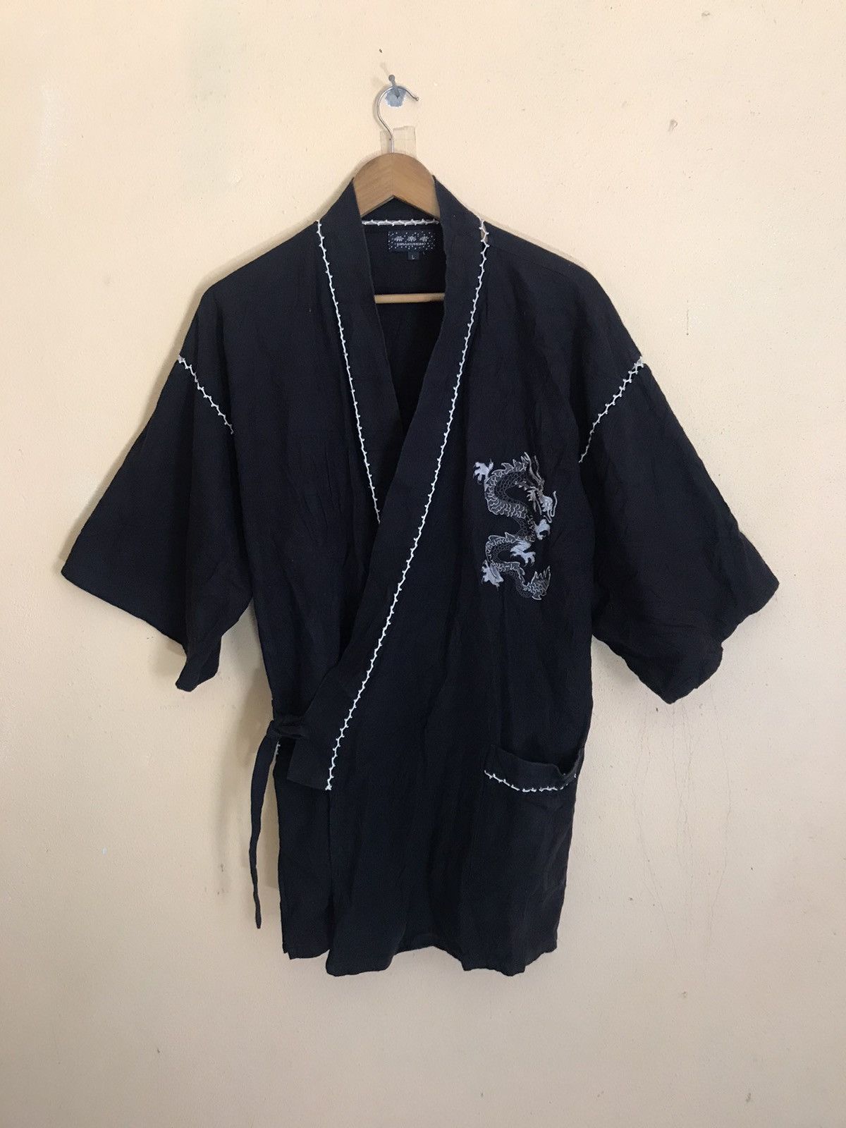 Japanese Brand RARE KIMONO JAPAN DRAGON JACKET SAMURAI JAPAN STYLE Size US L / EU 52-54 / 3 - 6 Thumbnail