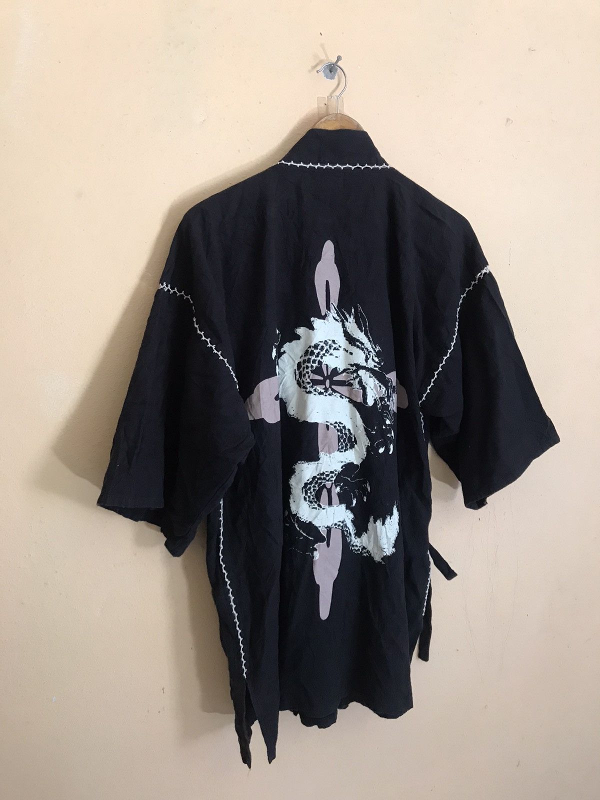 Japanese Brand RARE KIMONO JAPAN DRAGON JACKET SAMURAI JAPAN STYLE Size US L / EU 52-54 / 3 - 4 Thumbnail