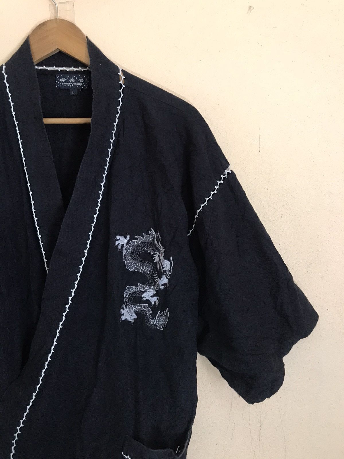Japanese Brand RARE KIMONO JAPAN DRAGON JACKET SAMURAI JAPAN STYLE Size US L / EU 52-54 / 3 - 8 Thumbnail