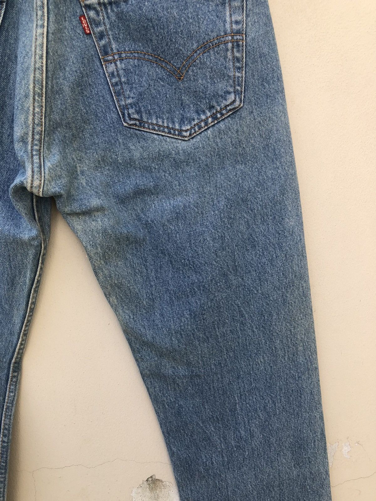 Levi's Vintage 1995 Levi’s 501 Jeans Ageing Faded Blue Denim Size US 31 - 16 Thumbnail