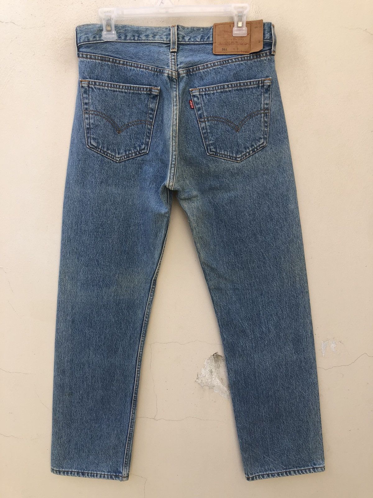 Levi's Vintage 1995 Levi’s 501 Jeans Ageing Faded Blue Denim Size US 31 - 10 Thumbnail