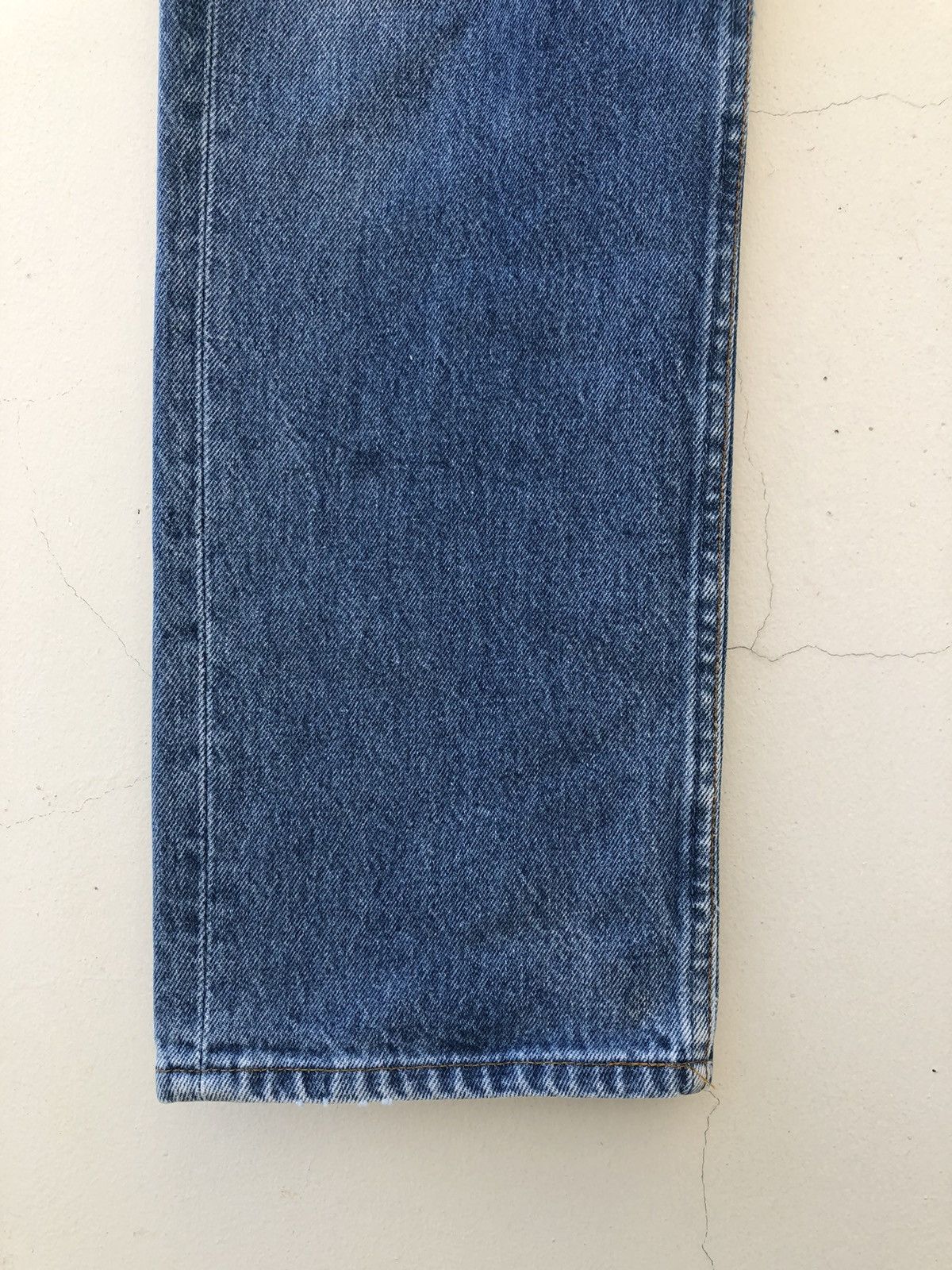 Levi's Vintage 80s Levi’s 501 Jeans Ageing Faded Blue Denim 524 Size US 33 - 6 Thumbnail