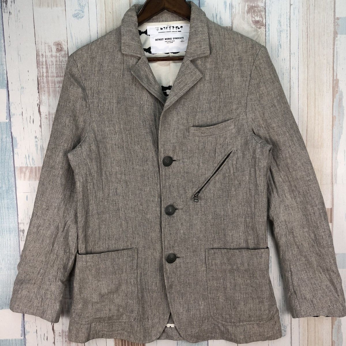Japanese Brand × Vintage Vintage Detroit Work Syndicate Jacket Size US S / EU 44-46 / 1 - 5 Thumbnail