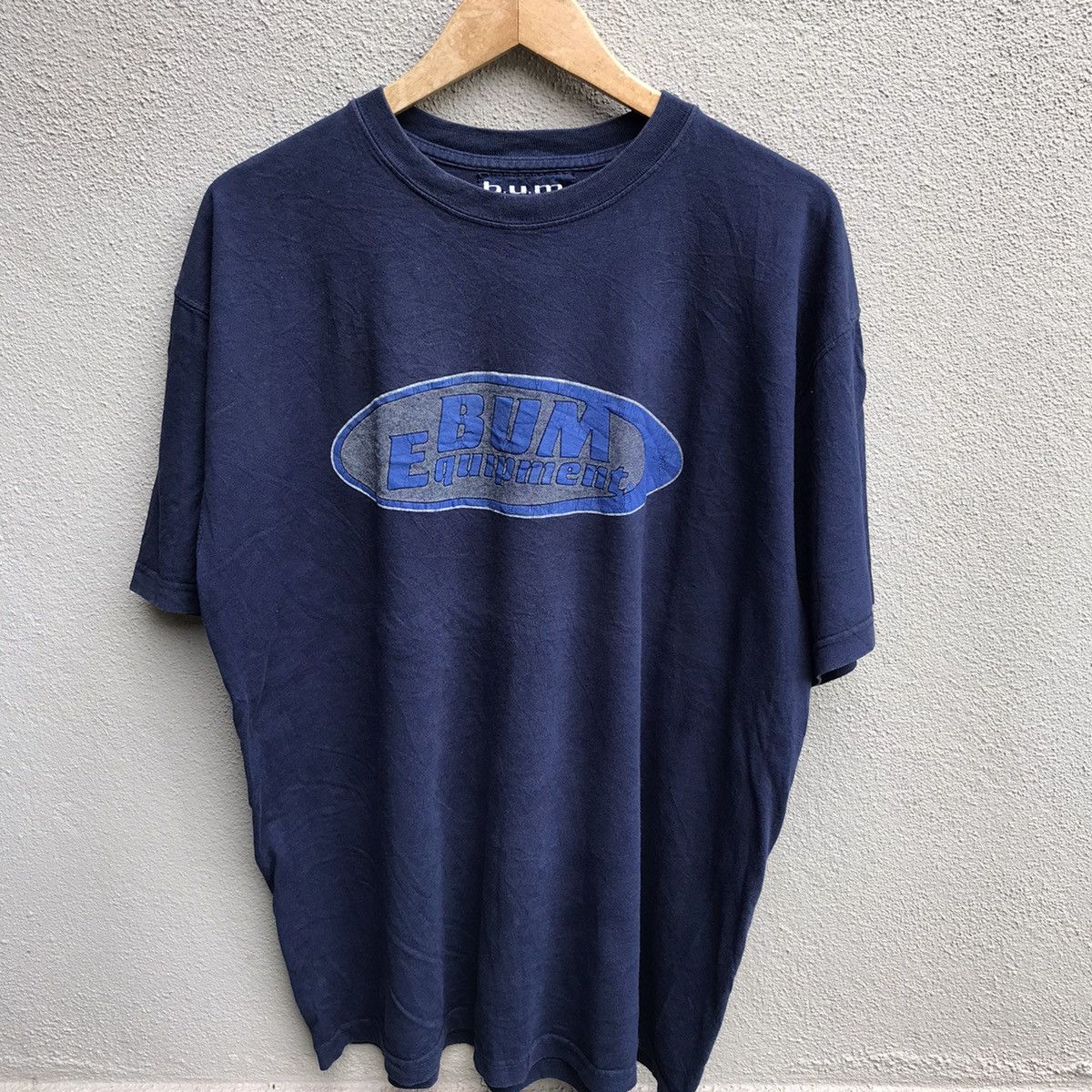 B.U.M Equipment Vintage BUM EQUIPMENT biglogo tee spellout Size US XL / EU 56 / 4 - 2 Thumbnail