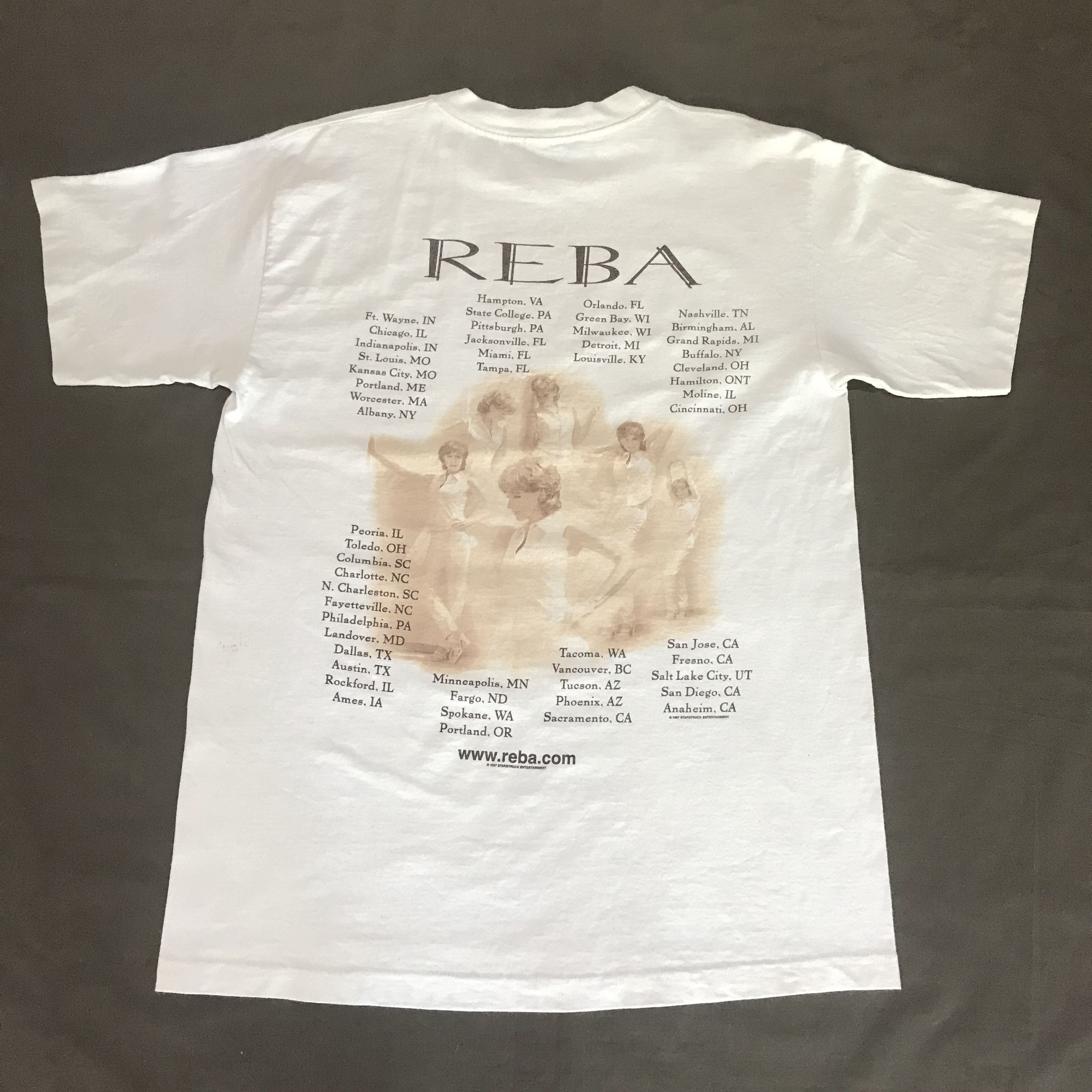 Band Tees × Vintage Vintage 90s 1997 Reba Promo Tee Country music Size US L / EU 52-54 / 3 - 7 Thumbnail