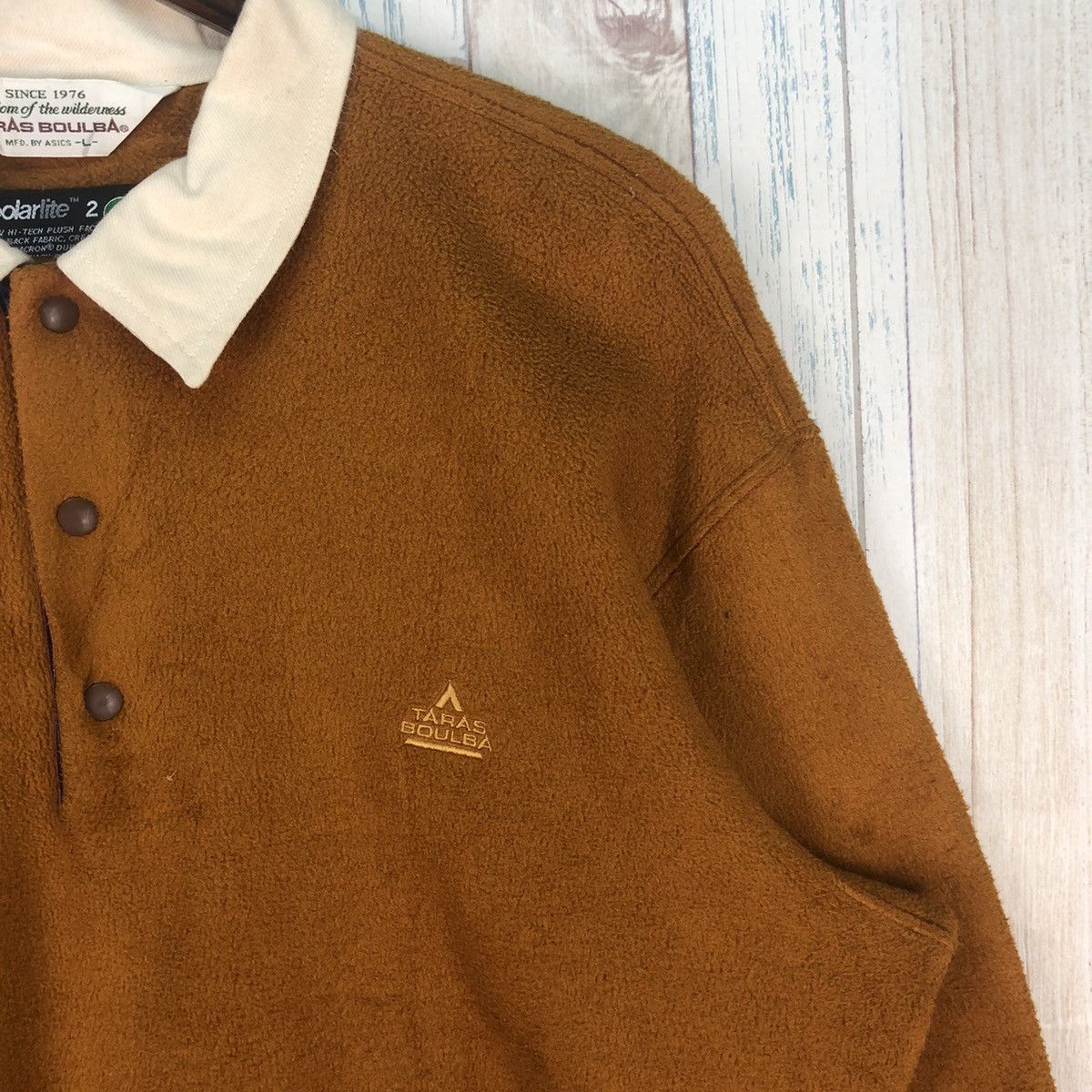Japanese Brand × Vintage Vintage Taras Boulba Snap Button Fleece Size US L / EU 52-54 / 3 - 4 Thumbnail