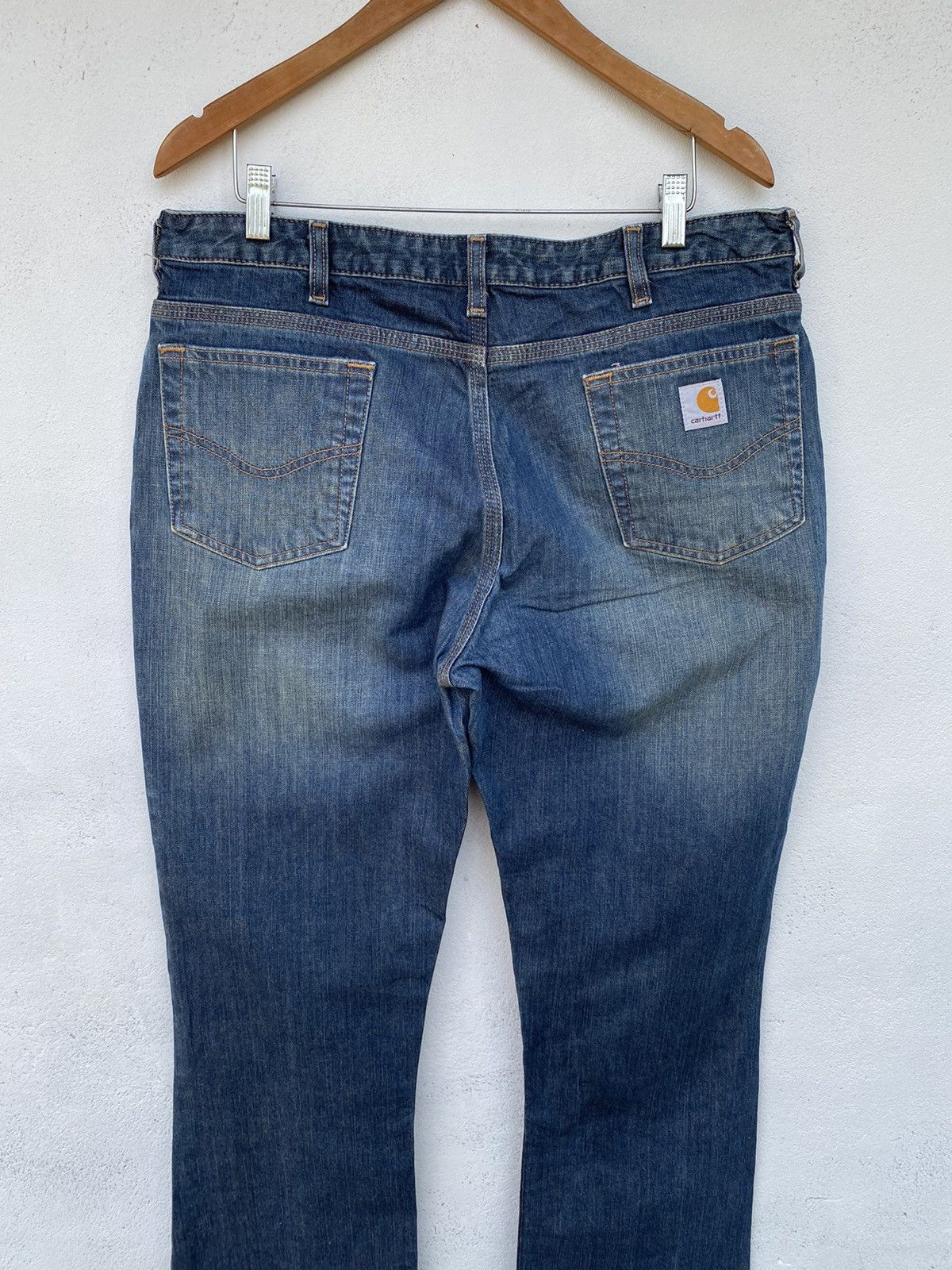 Vintage 90s Carhartt Boot Cut Western Denim Jeans Size 36