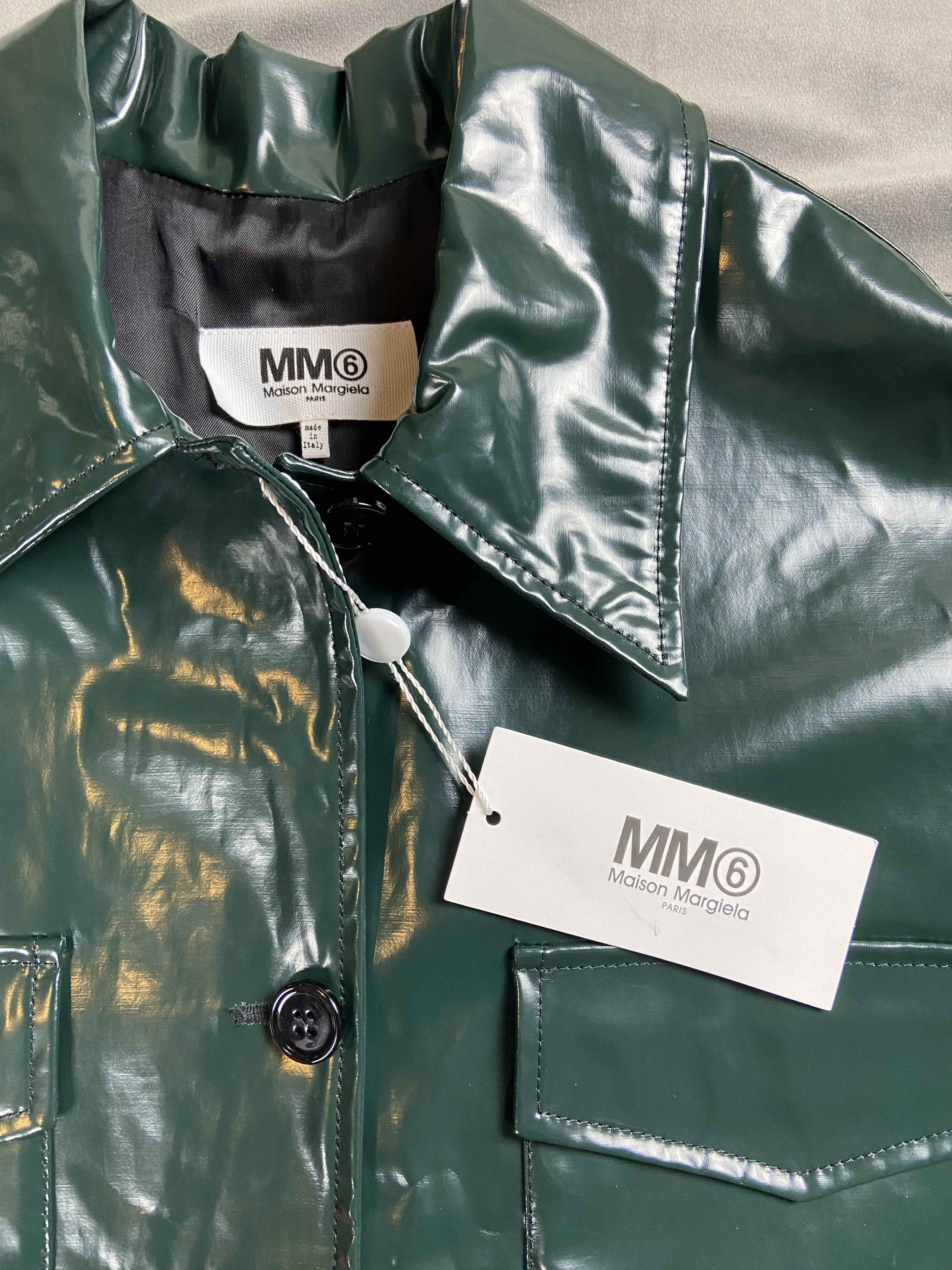 Maison Margiela MM6 High-shine Jacket Size US L / EU 52-54 / 3 - 3 Thumbnail
