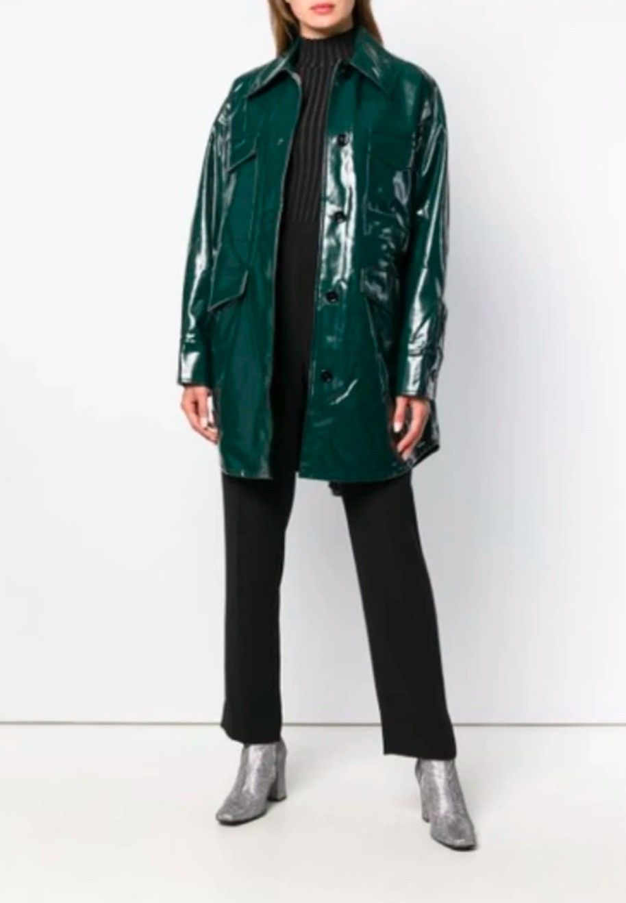 Maison Margiela MM6 High-shine Jacket Size US L / EU 52-54 / 3 - 2 Thumbnail