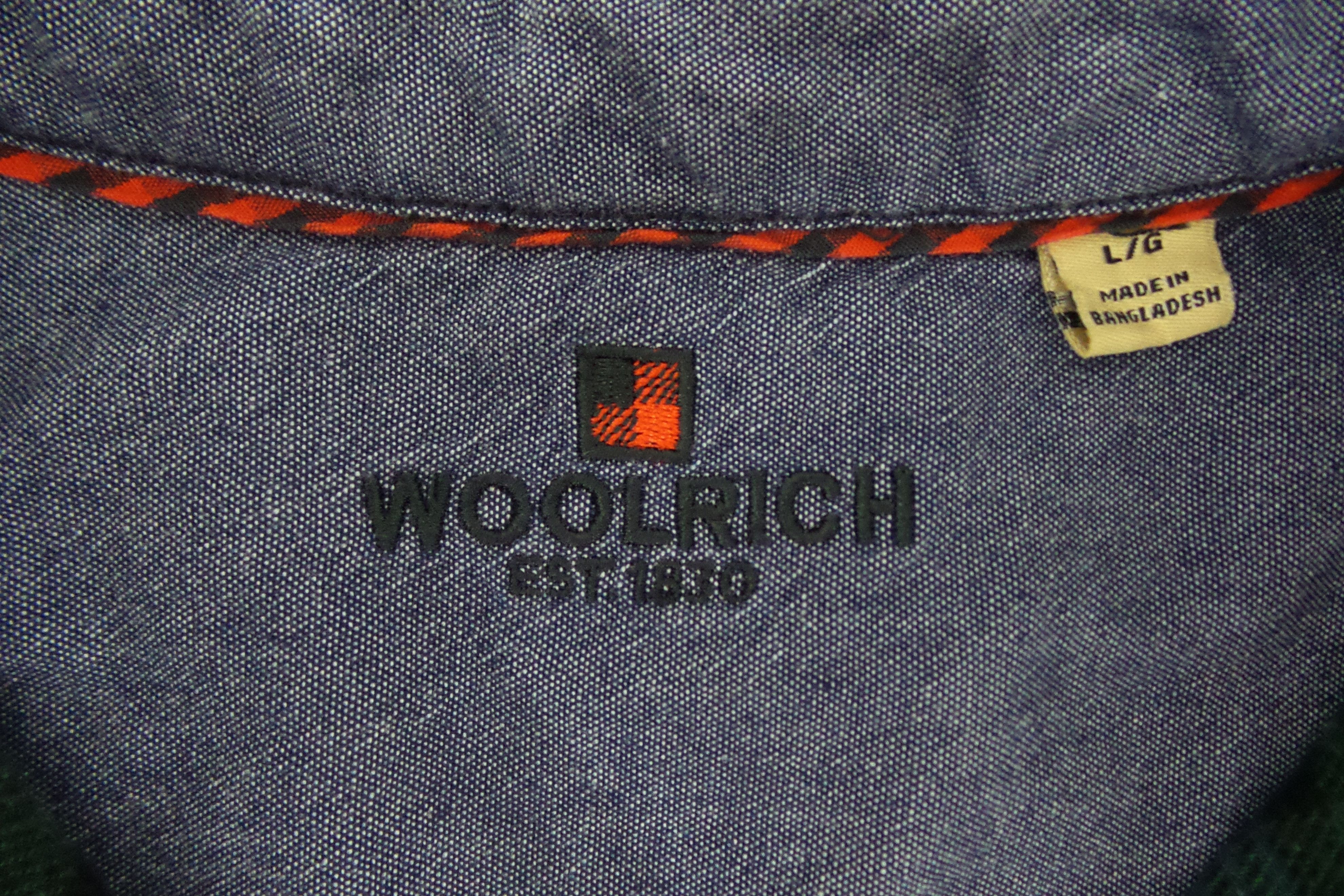 Woolrich Woolen Mills Woolrich Green Flannel Shirts Size US L / EU 52-54 / 3 - 3 Thumbnail