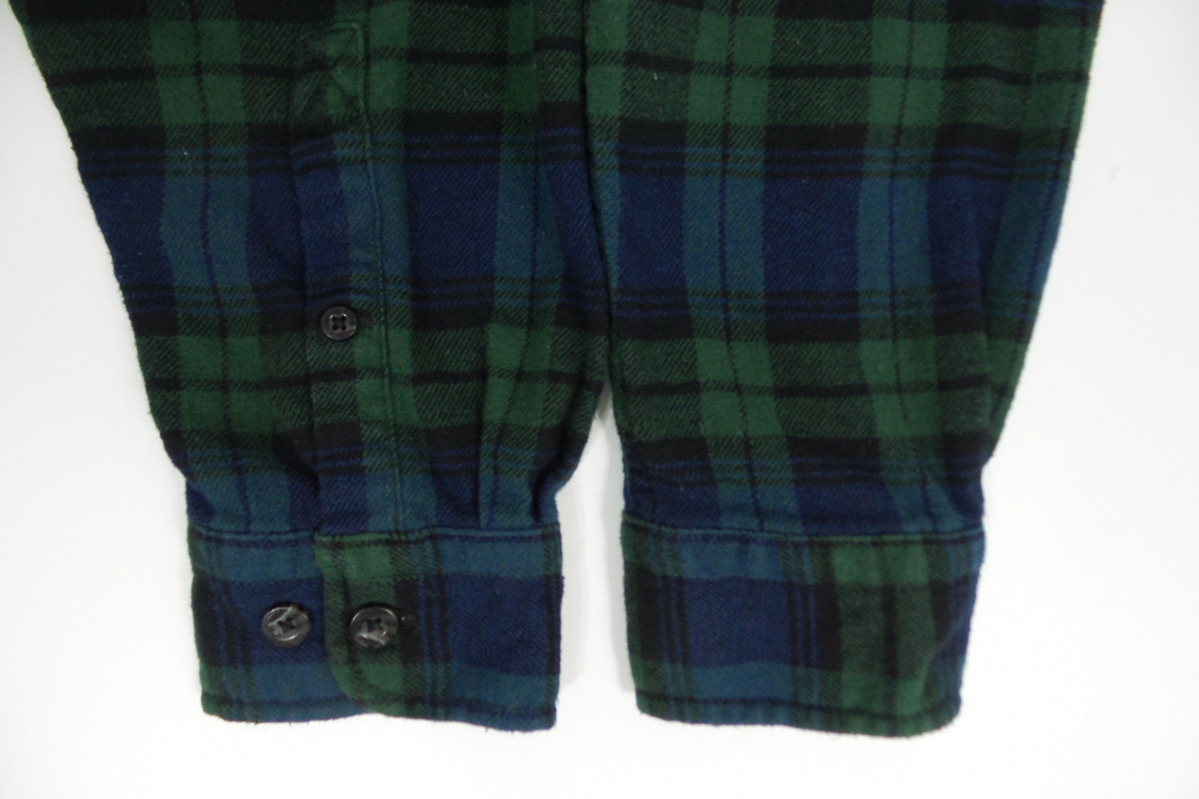 Woolrich Woolen Mills Woolrich Green Flannel Shirts Size US L / EU 52-54 / 3 - 7 Thumbnail