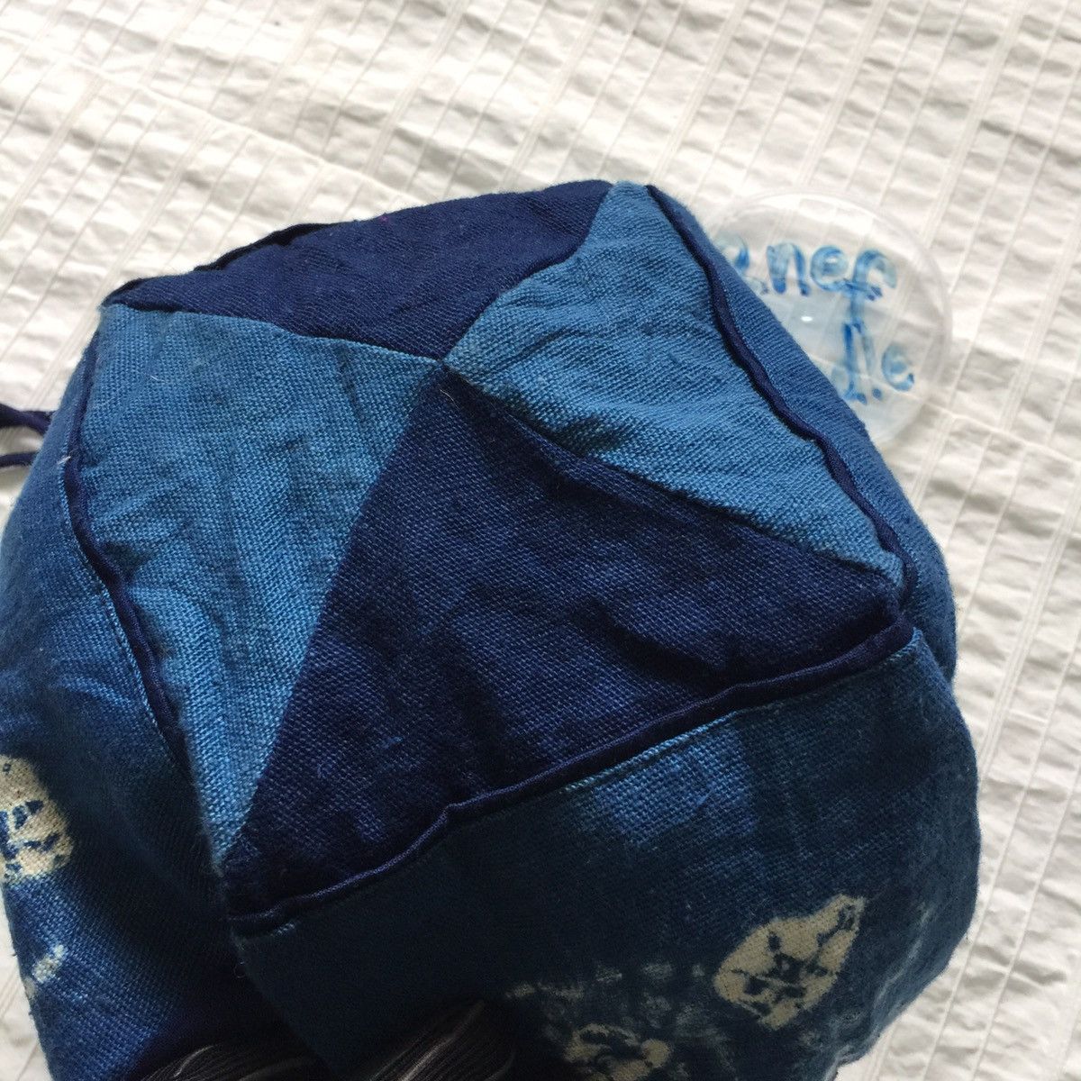 Indigo × Japanese Brand Sling drawstring bag by Japanese design like kapital bag Size ONE SIZE - 9 Thumbnail