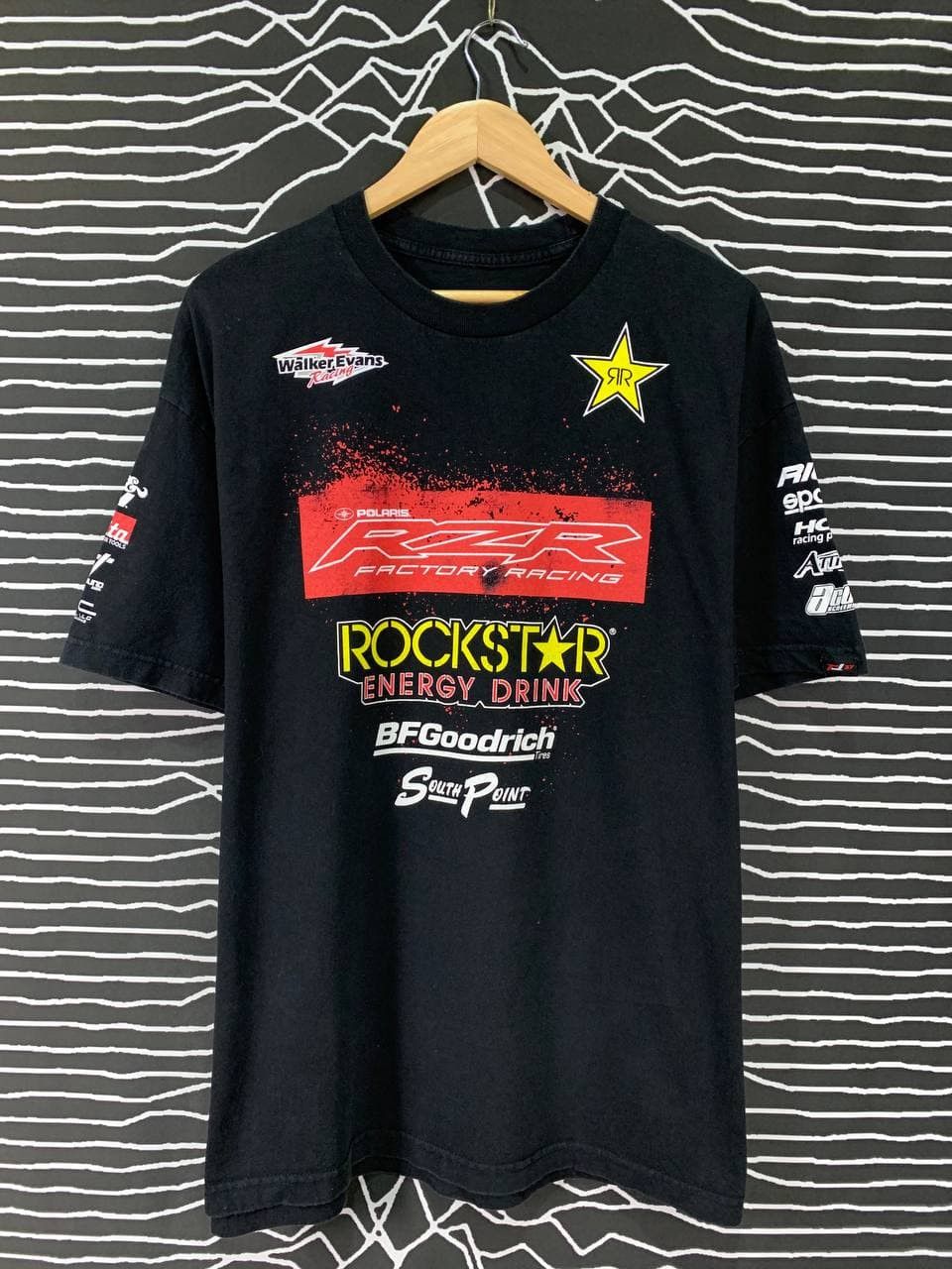 Vintage Vtg RZR Factory Racing Rockstar Energy Motorsport Tee Size US XL / EU 56 / 4 - 3 Thumbnail