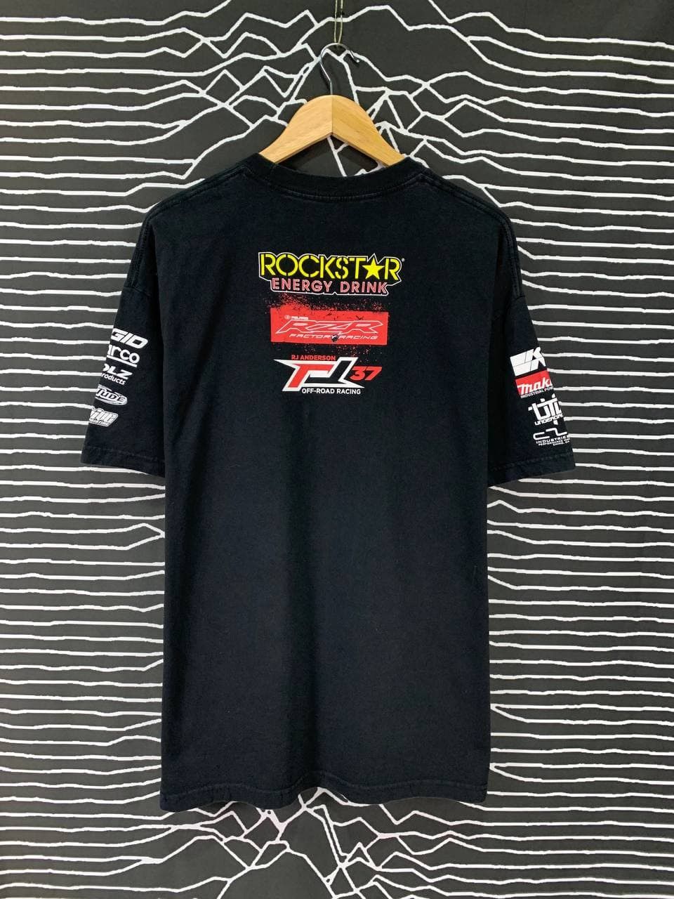 Vintage Vtg RZR Factory Racing Rockstar Energy Motorsport Tee Size US XL / EU 56 / 4 - 2 Thumbnail