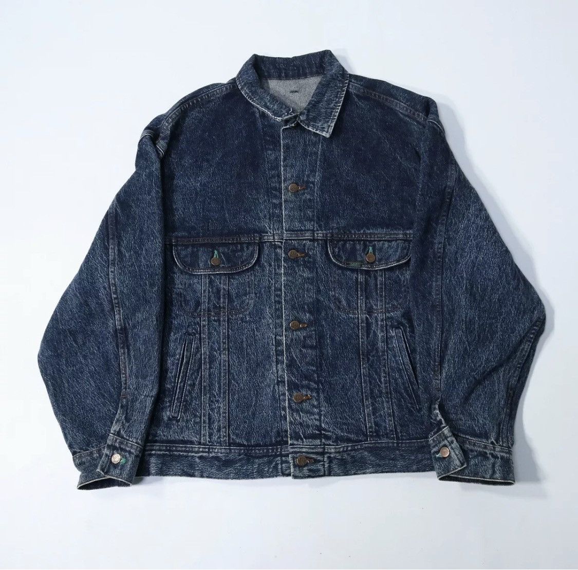 Lee × Vintage Vintage🇺🇸 Lee Easy Rider Denim jacket Size US XL / EU 56 / 4 - 1 Thumbnail